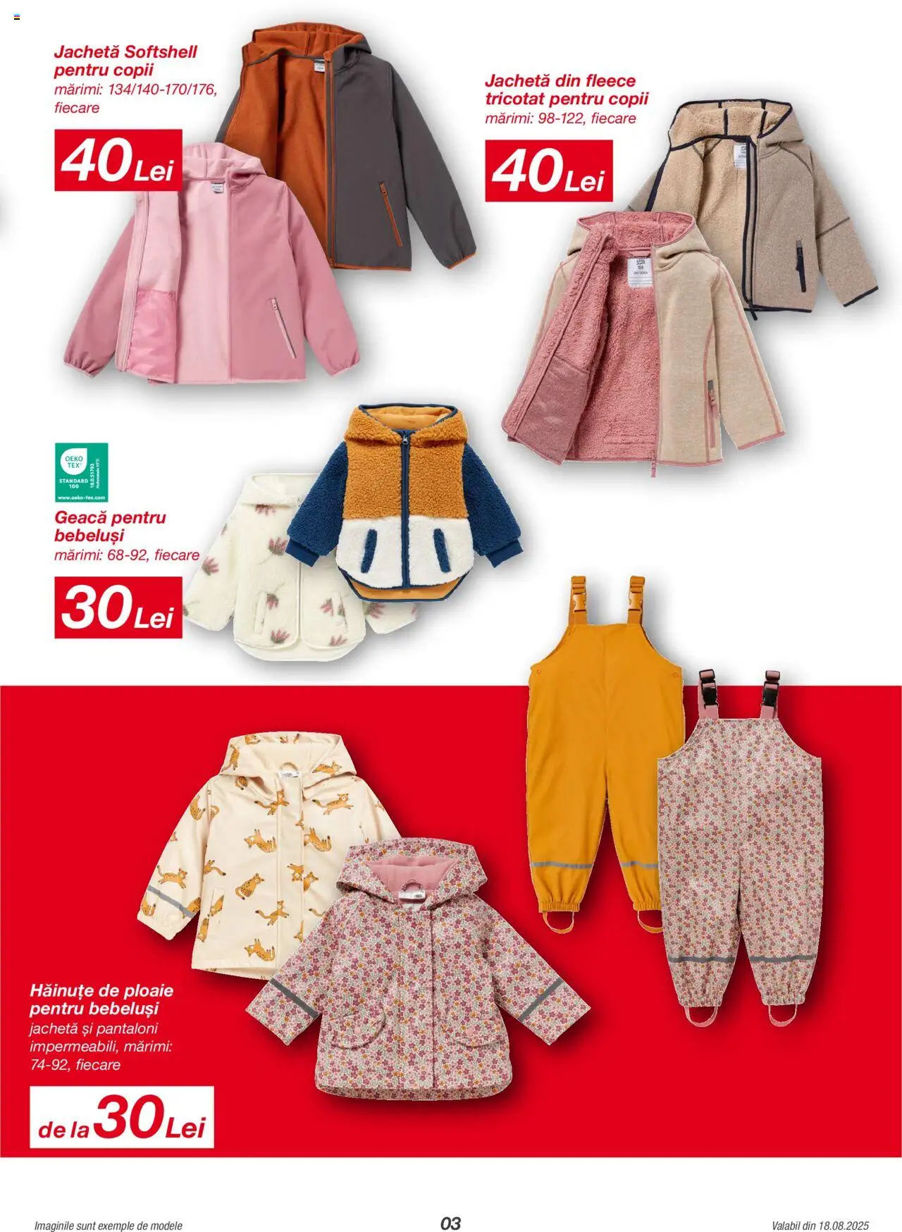 Catalog Kik 18 August - 1 Septembrie 2025 | Pagina 3 | Produse: Jachetă, Geacă, Pantaloni
