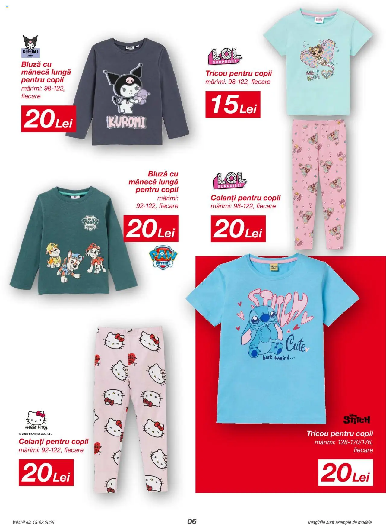 Catalog Kik 18 August - 1 Septembrie 2025 | Pagina 6 | Produse: Tricou, Bluză, Colanți