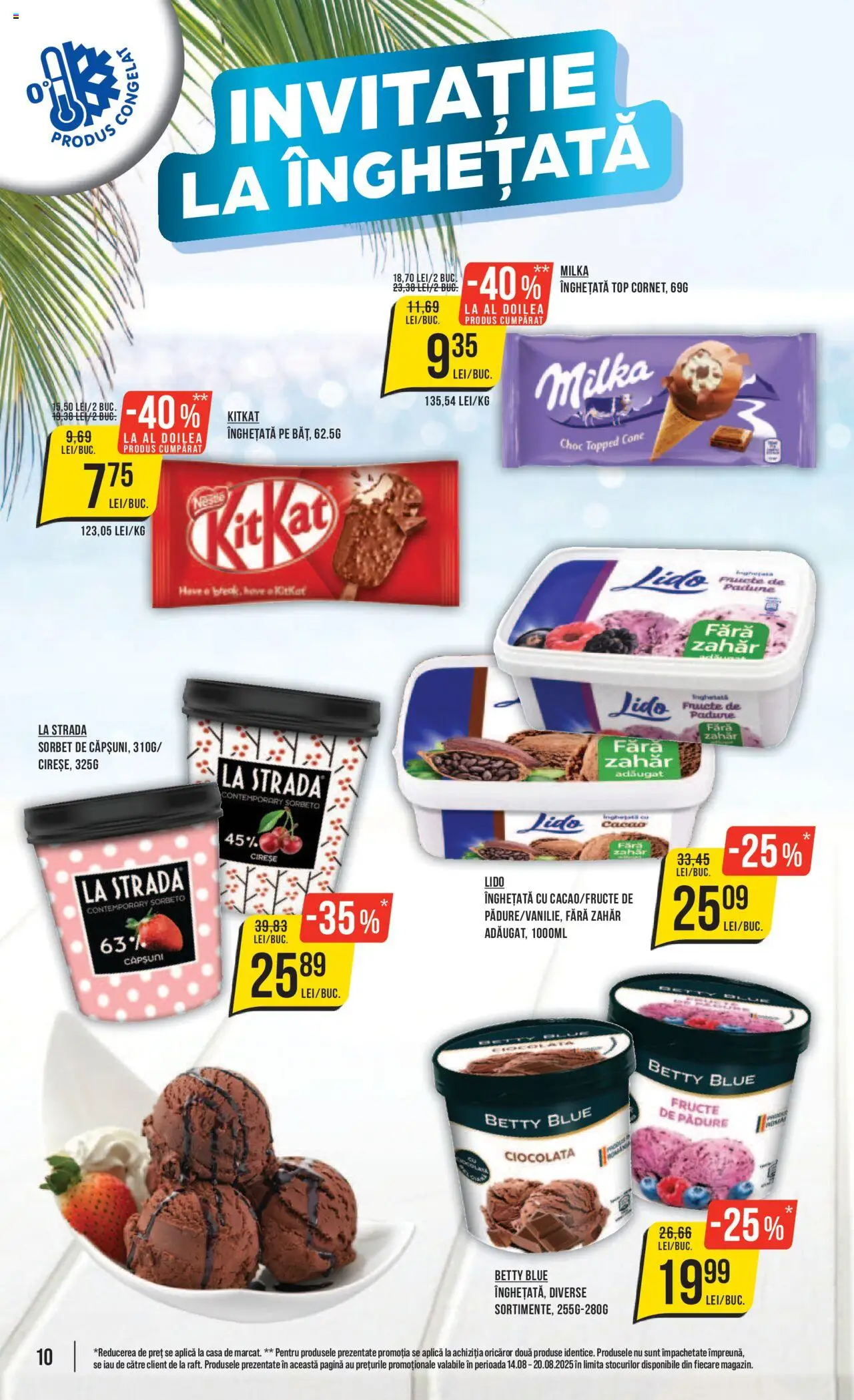 Catalog Mega Image 14 - 19 August 2025 | Pagina 10 | Produse: Ciocolată, Cacao, Cireșe, Fructe