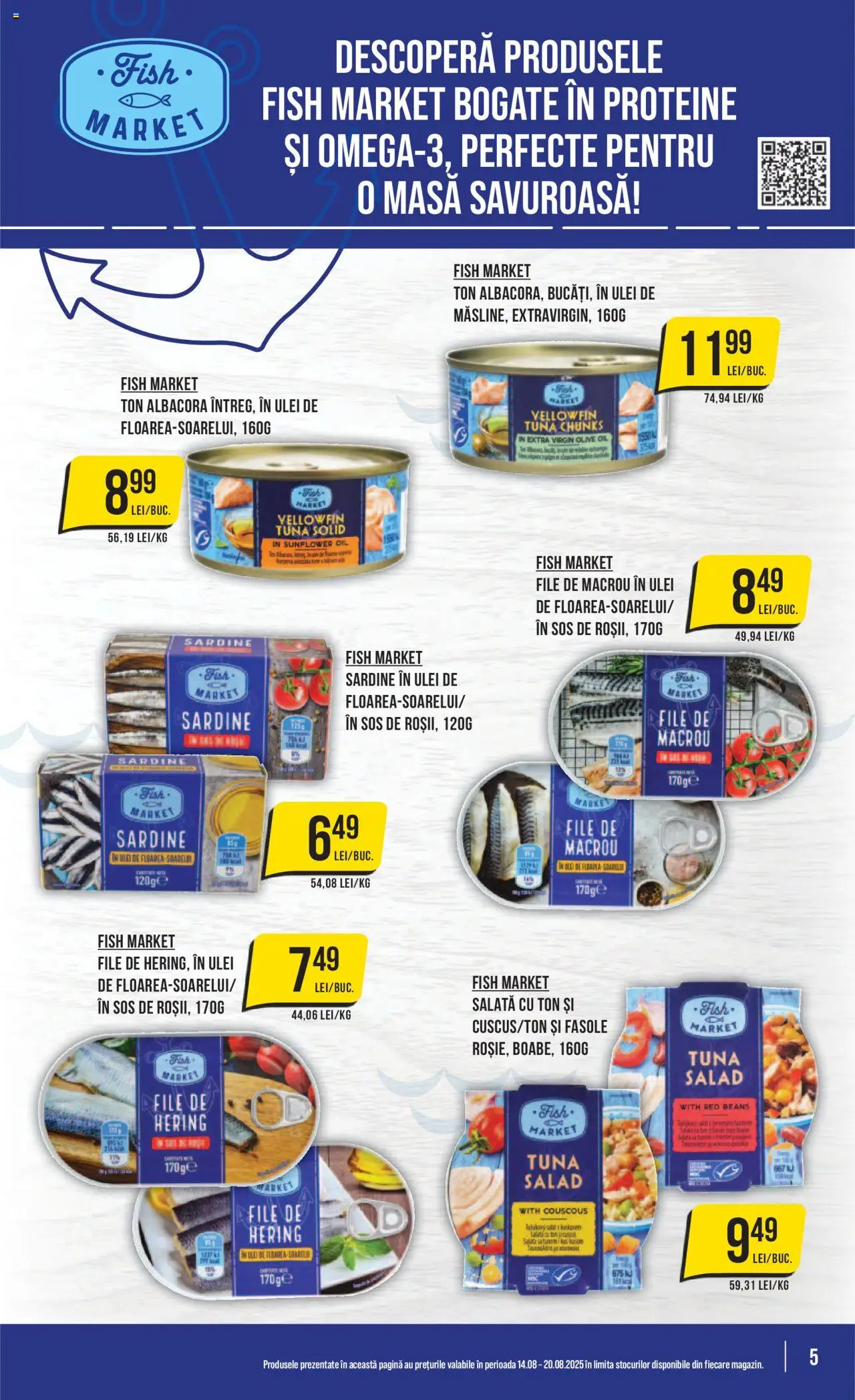 Catalog Mega Image 14 - 19 August 2025 | Pagina 5 | Produse: Masă, Ulei, Salată, Sos