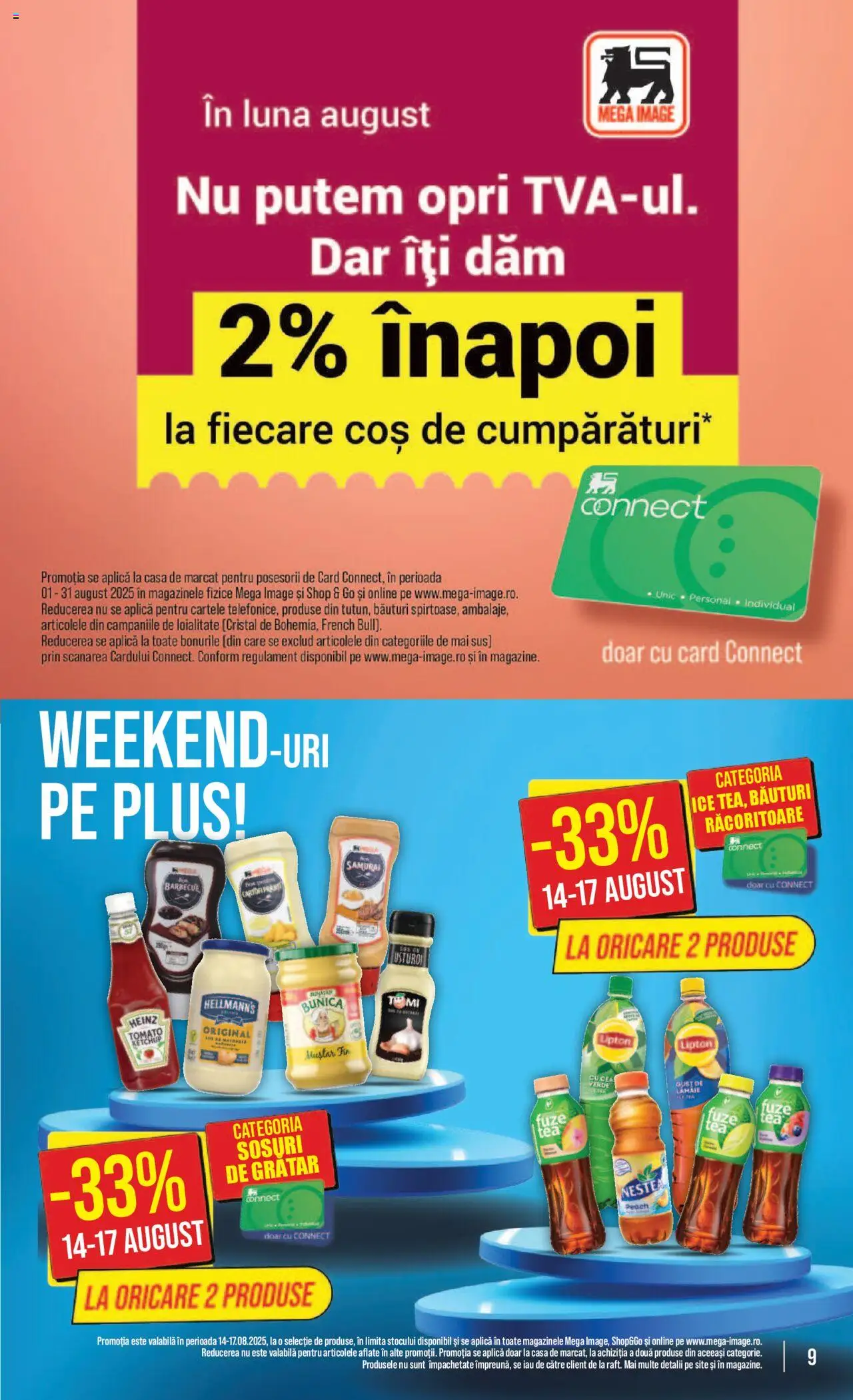 Catalog Mega Image 14 - 19 August 2025 | Pagina 9 | Produse: Grătar, Coș, Muștar, Cartofi