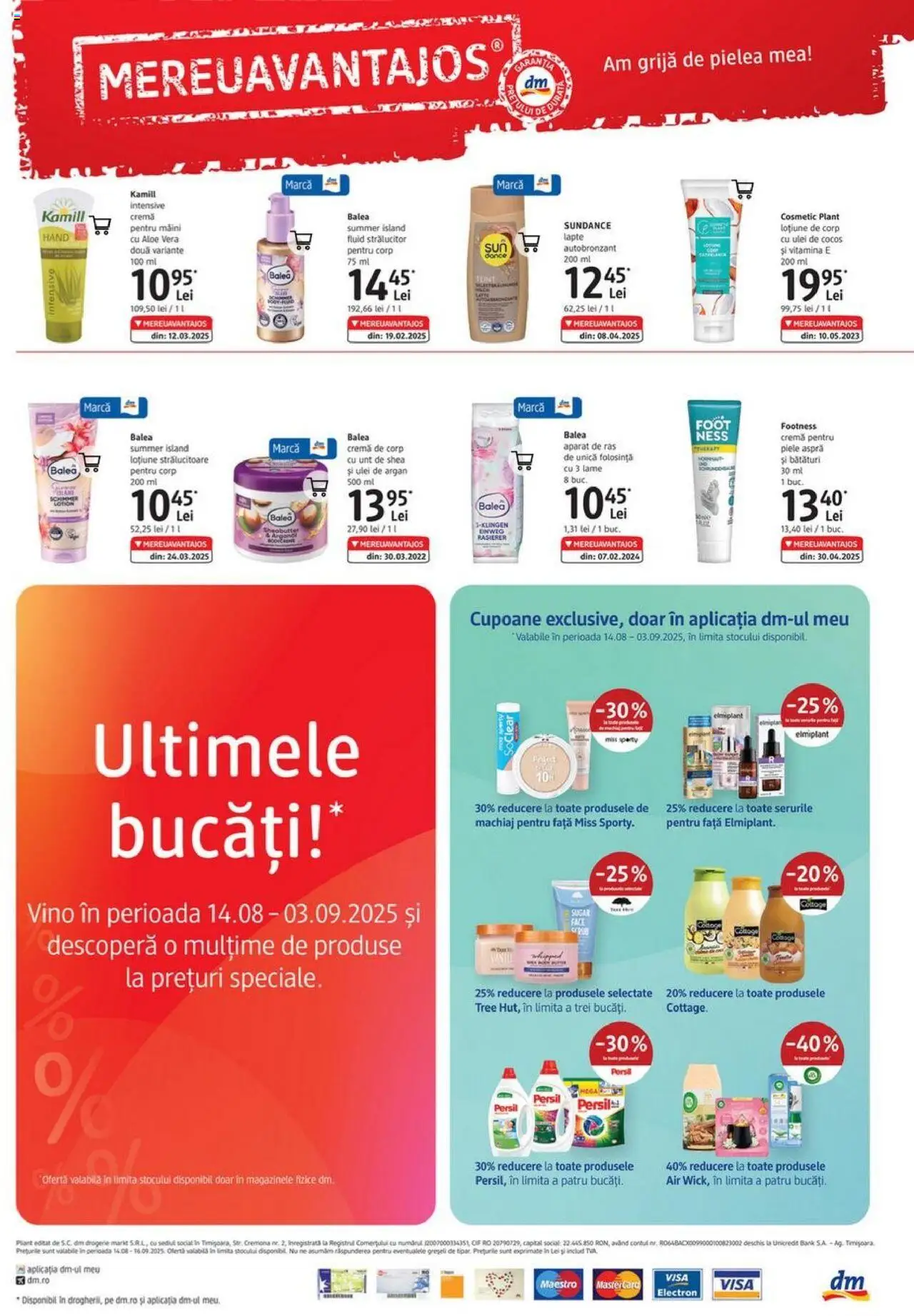 Catalog DM Drogerie Markt 14 August - 15 Septembrie 2025 | Pagina 4 | Produse: Body, Cremă, Ulei, Cremă de corp