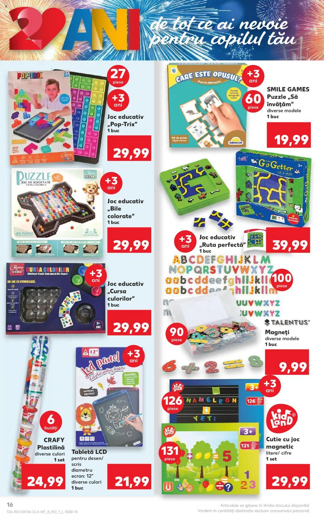 Catalog Kaufland 20 - 25 August 2025 | Pagina 16 | Produse: Tabletă, Joc, Cutie