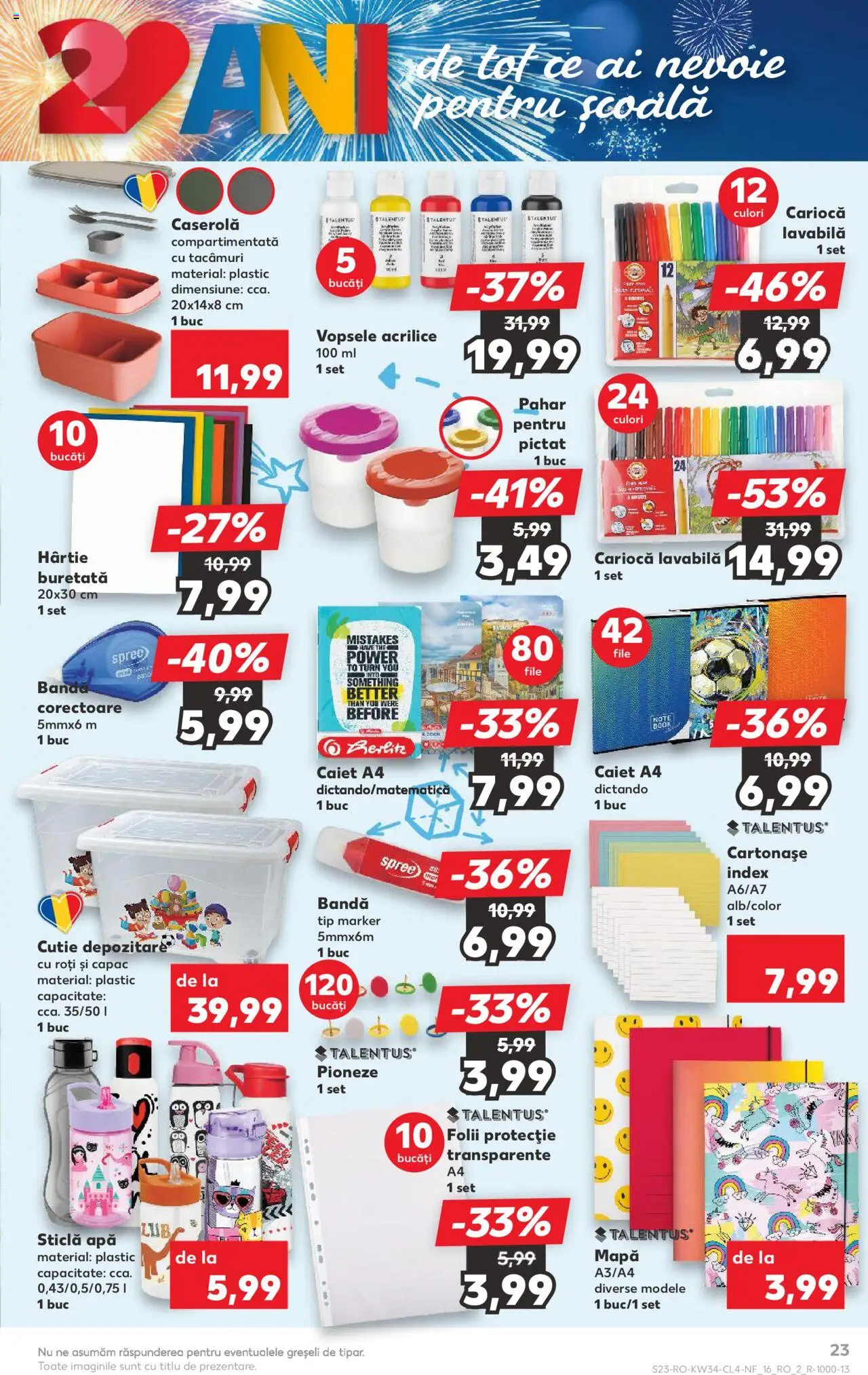 Catalog Kaufland 20 - 25 August 2025 | Pagina 23 | Produse: Notebook, Cutie, Türk kahvesi öğütme değirmeni, Apă