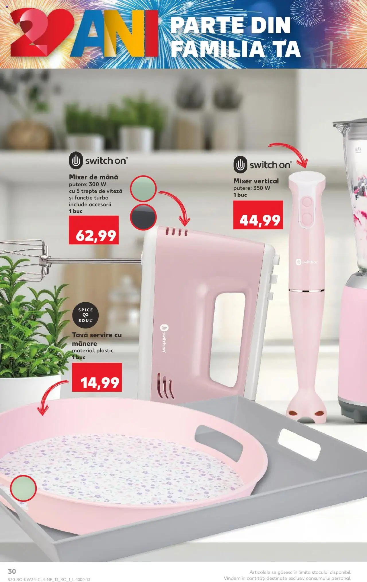 Catalog Kaufland 20 - 25 August 2025 | Pagina 30 | Produse: Blender, Mixer