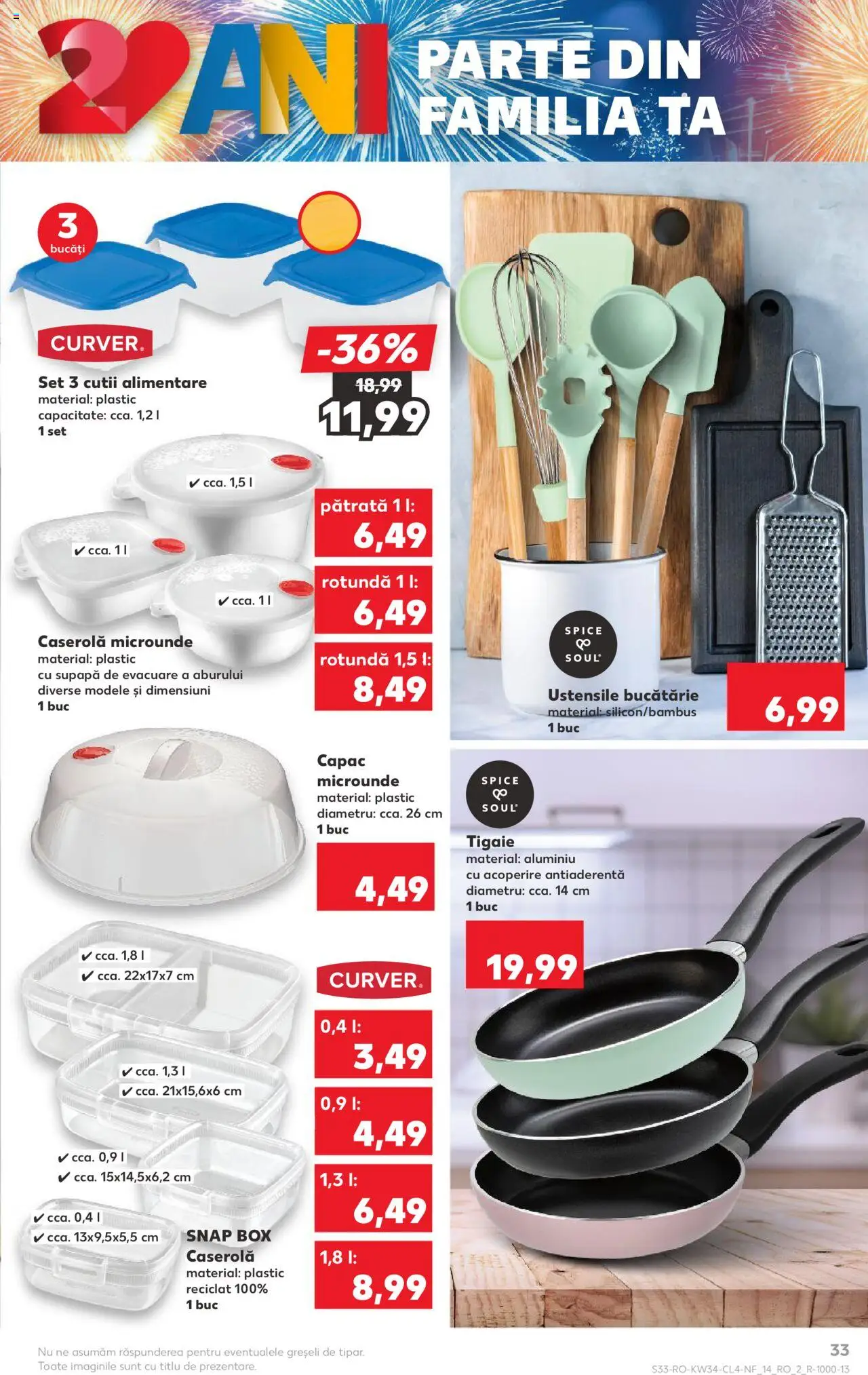 Catalog Kaufland 20 - 25 August 2025 | Pagina 33 | Produse: Tigaie, Bucătărie