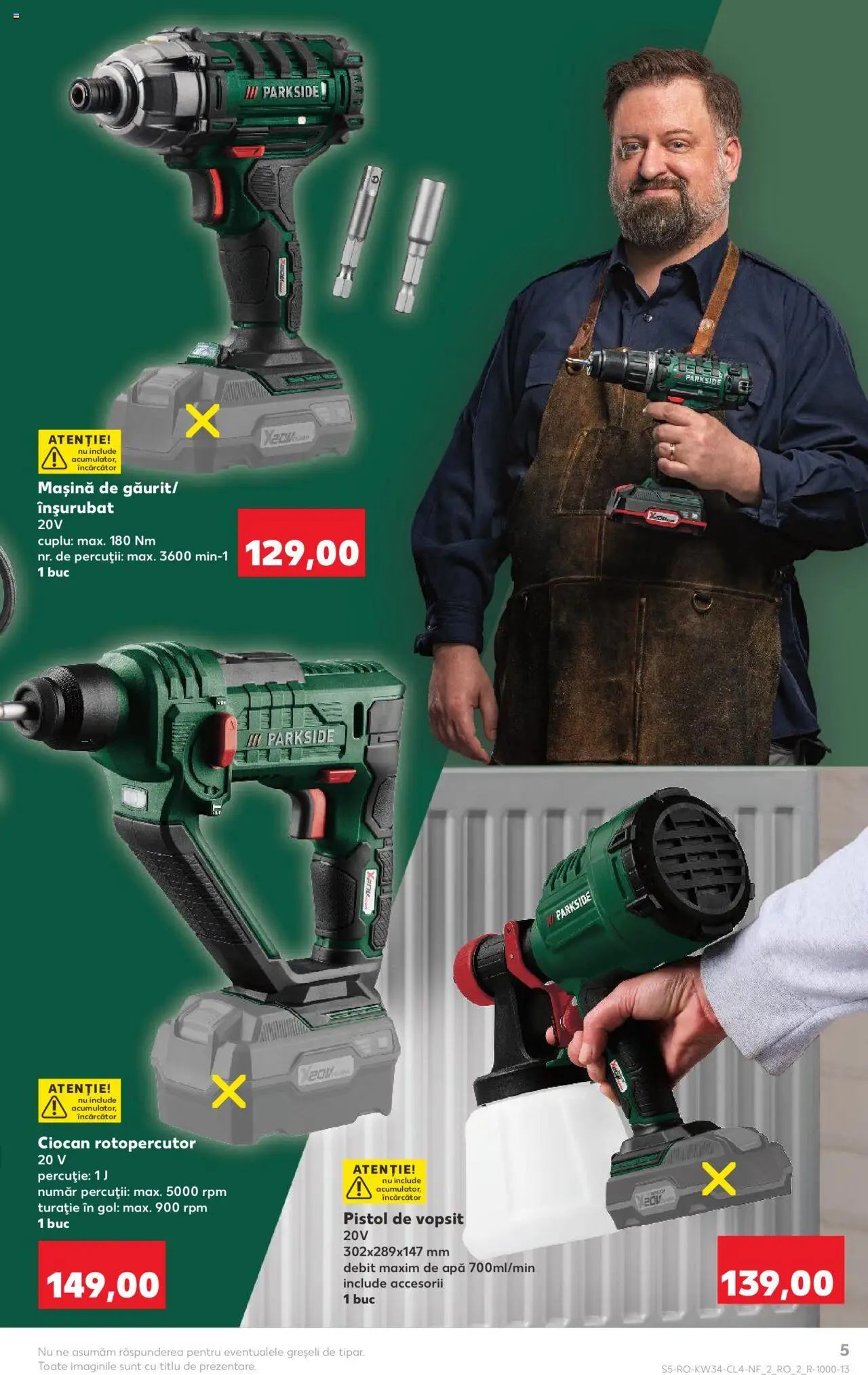 Catalog Kaufland 20 - 25 August 2025 | Pagina 5 | Produse: Încărcător, Ciocan rotopercutor, Peluş Köpek Yatağı, Apă