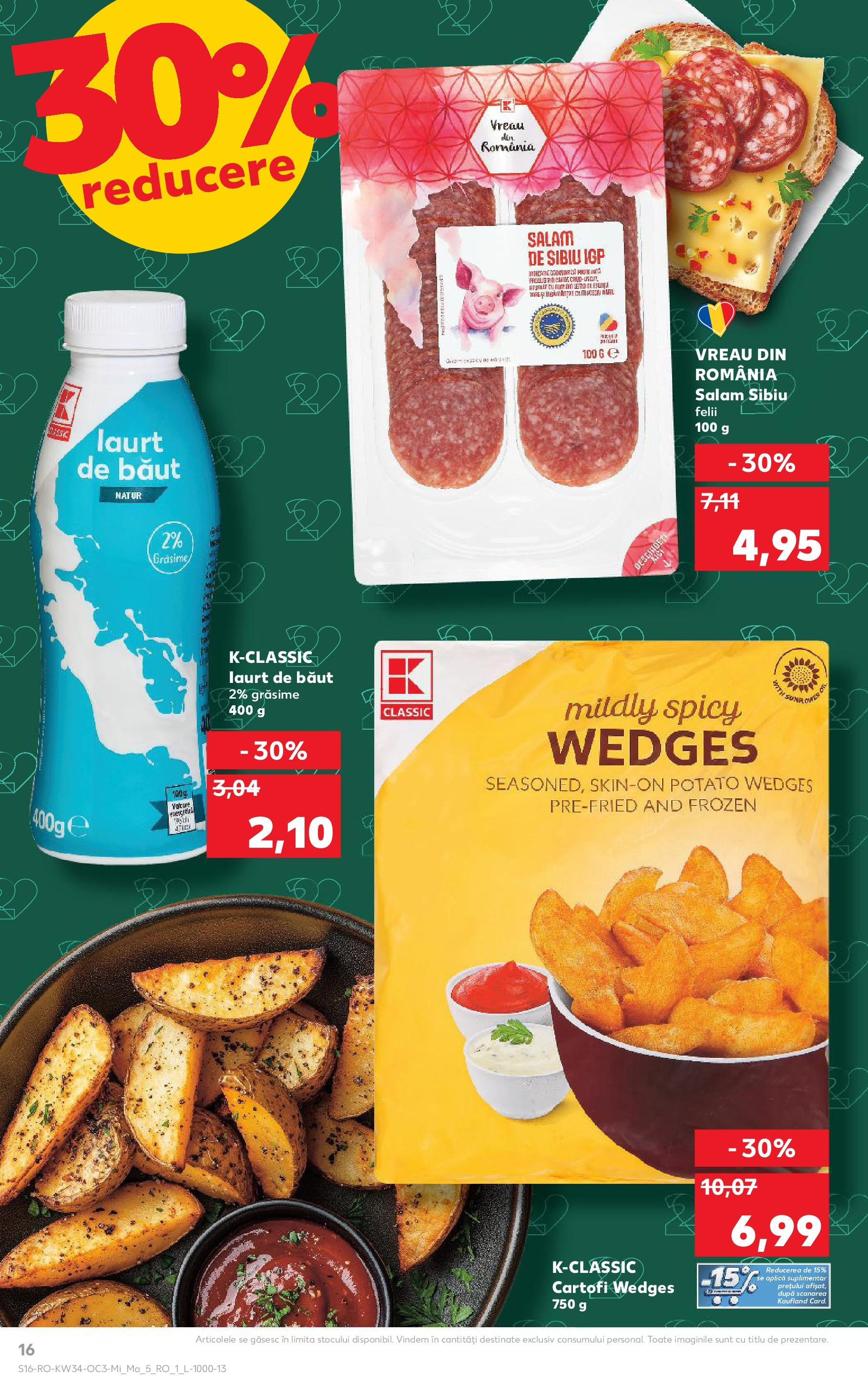 Catalog Kaufland 20 - 25 August 2025 | Pagina 16 | Produse: Salam, Cartofi