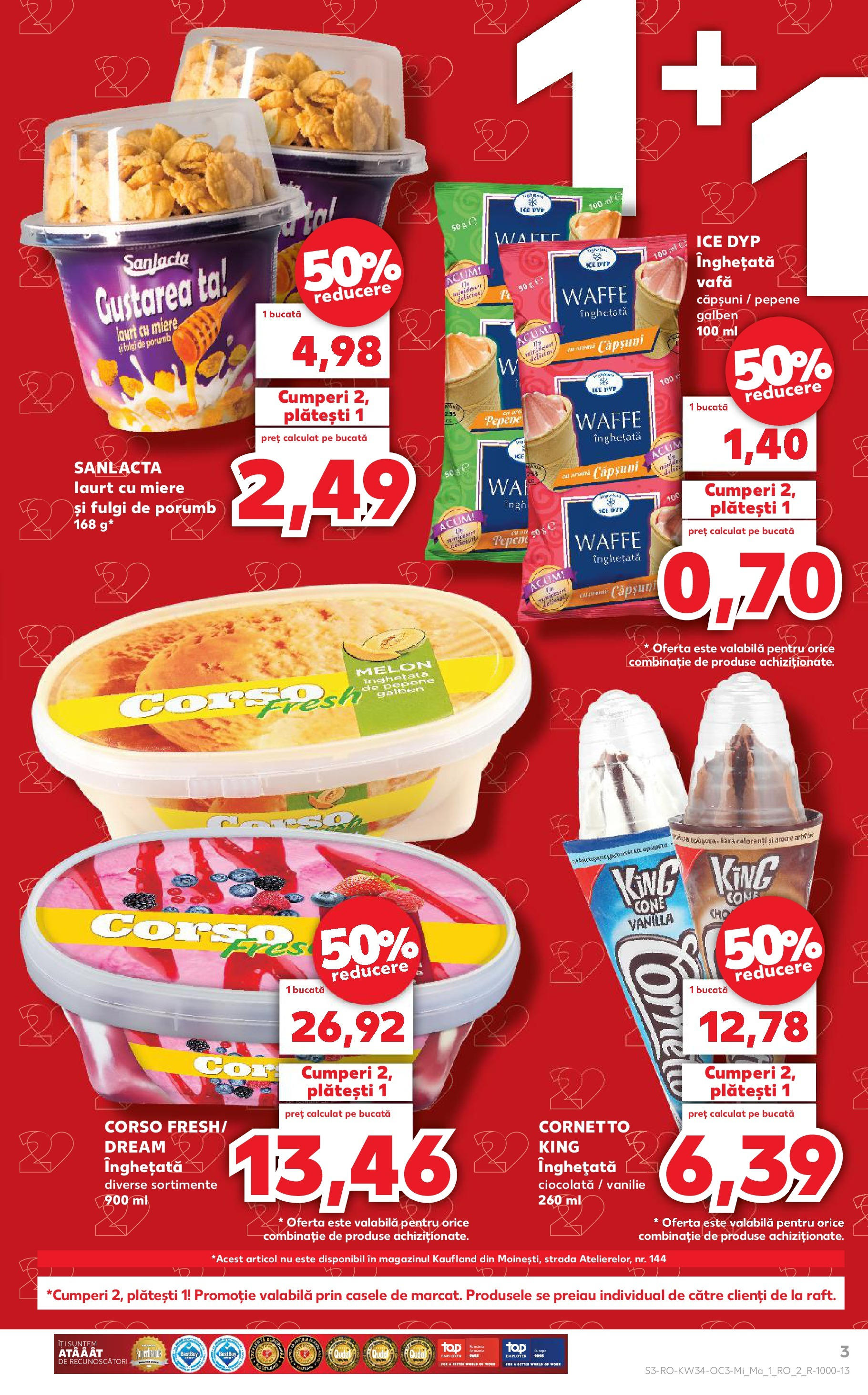 Catalog Kaufland 20 - 25 August 2025 | Pagina 3 | Produse: Pepene Galben, Căpșuni, Fulgi, Porumb