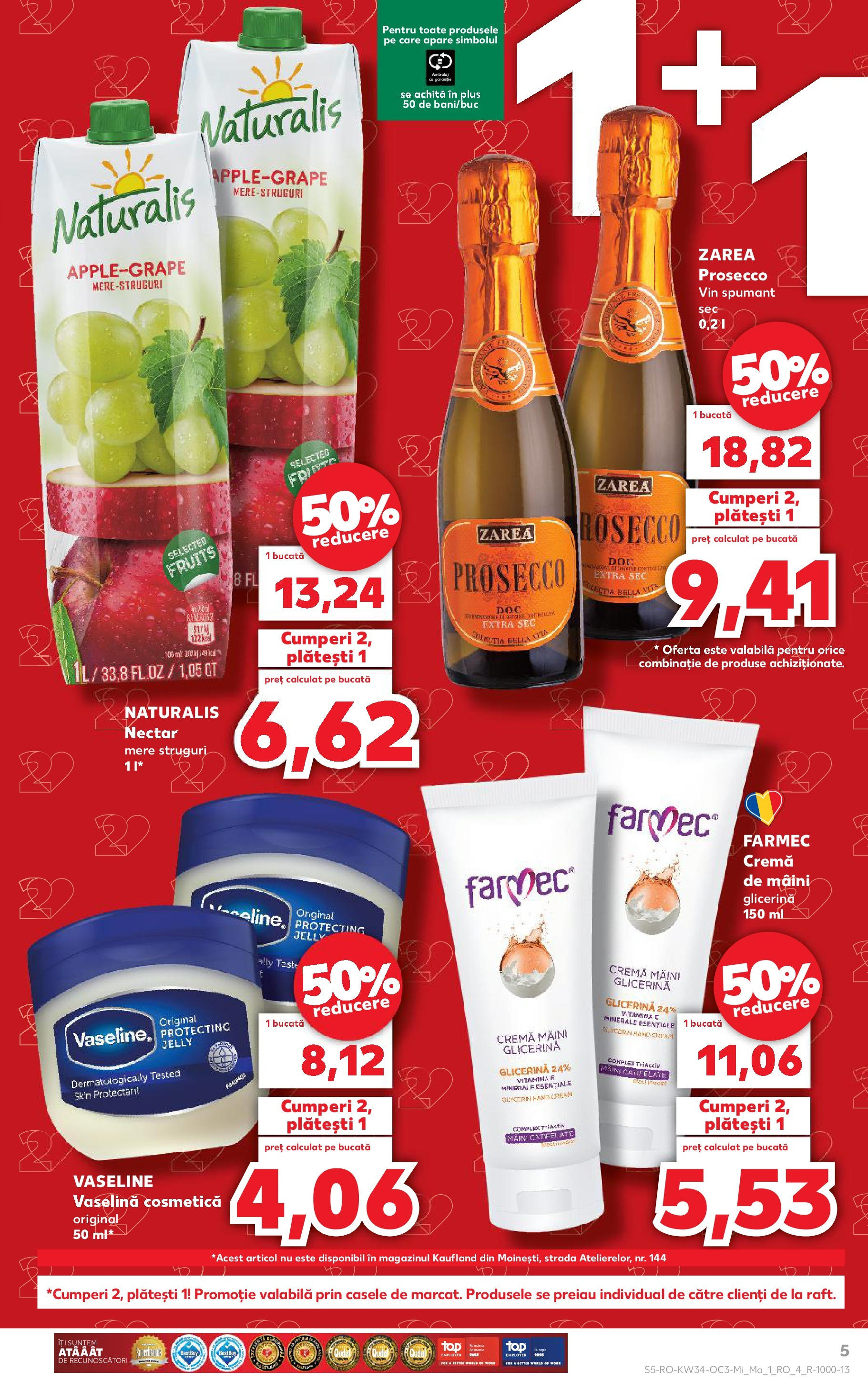 Catalog Kaufland 20 - 25 August 2025 | Pagina 5 | Produse: Struguri, Cremă, Cremă de mâini, Mere