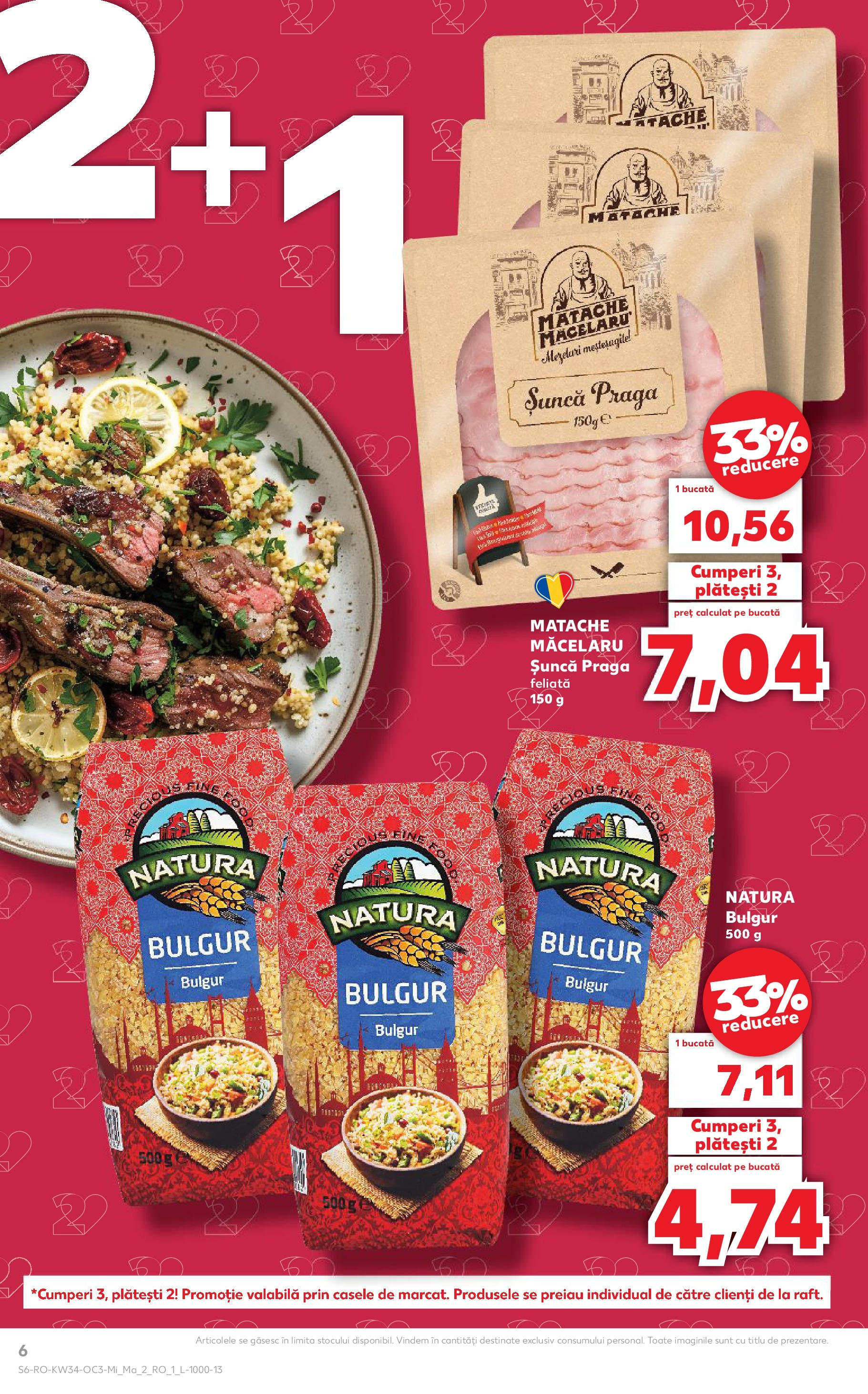 Catalog Kaufland 20 - 25 August 2025 | Pagina 6 | Produse: Șuncă