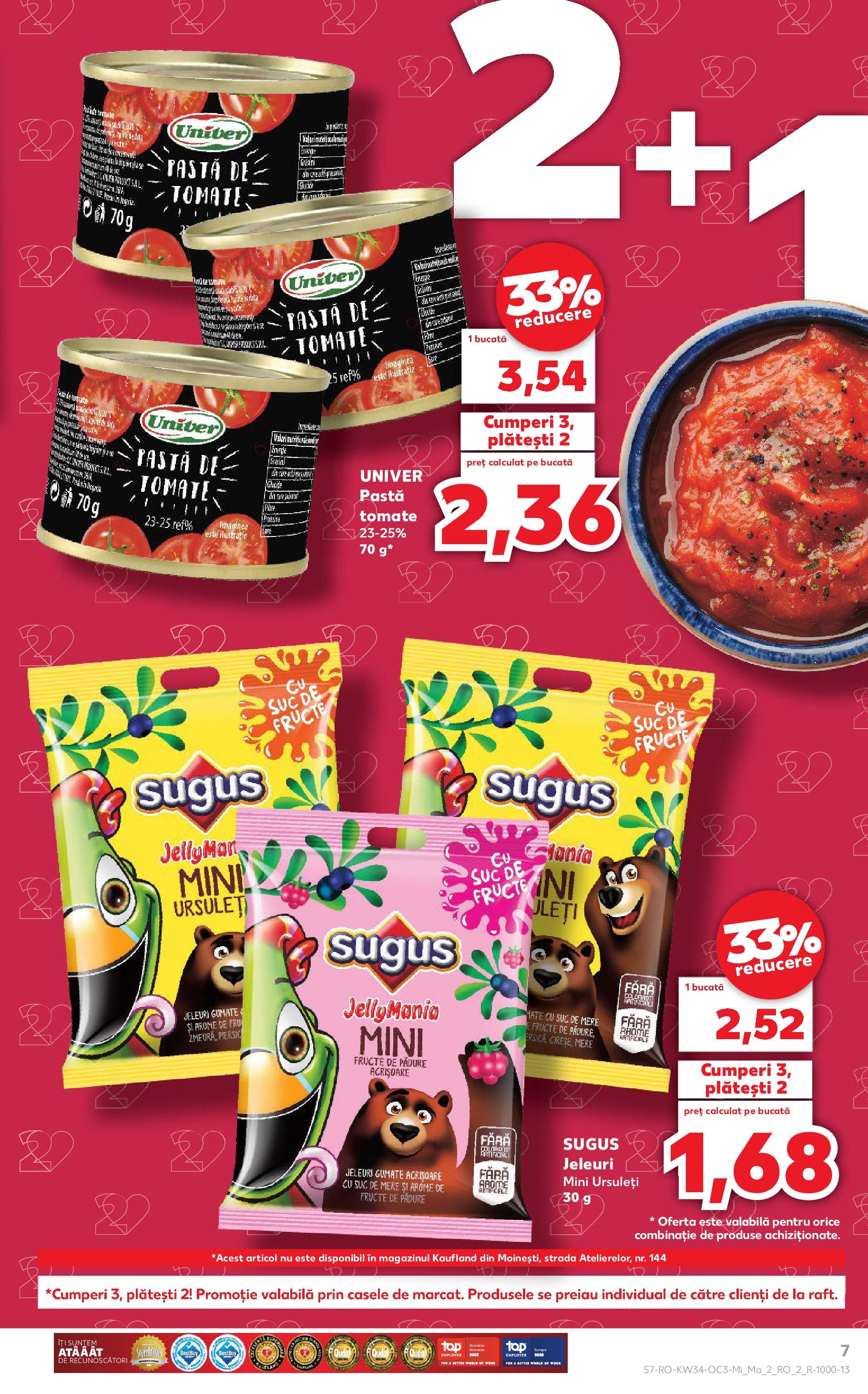Catalog Kaufland 20 - 25 August 2025 | Pagina 7 | Produse: Suc, Paste, Fructe, Jeleuri