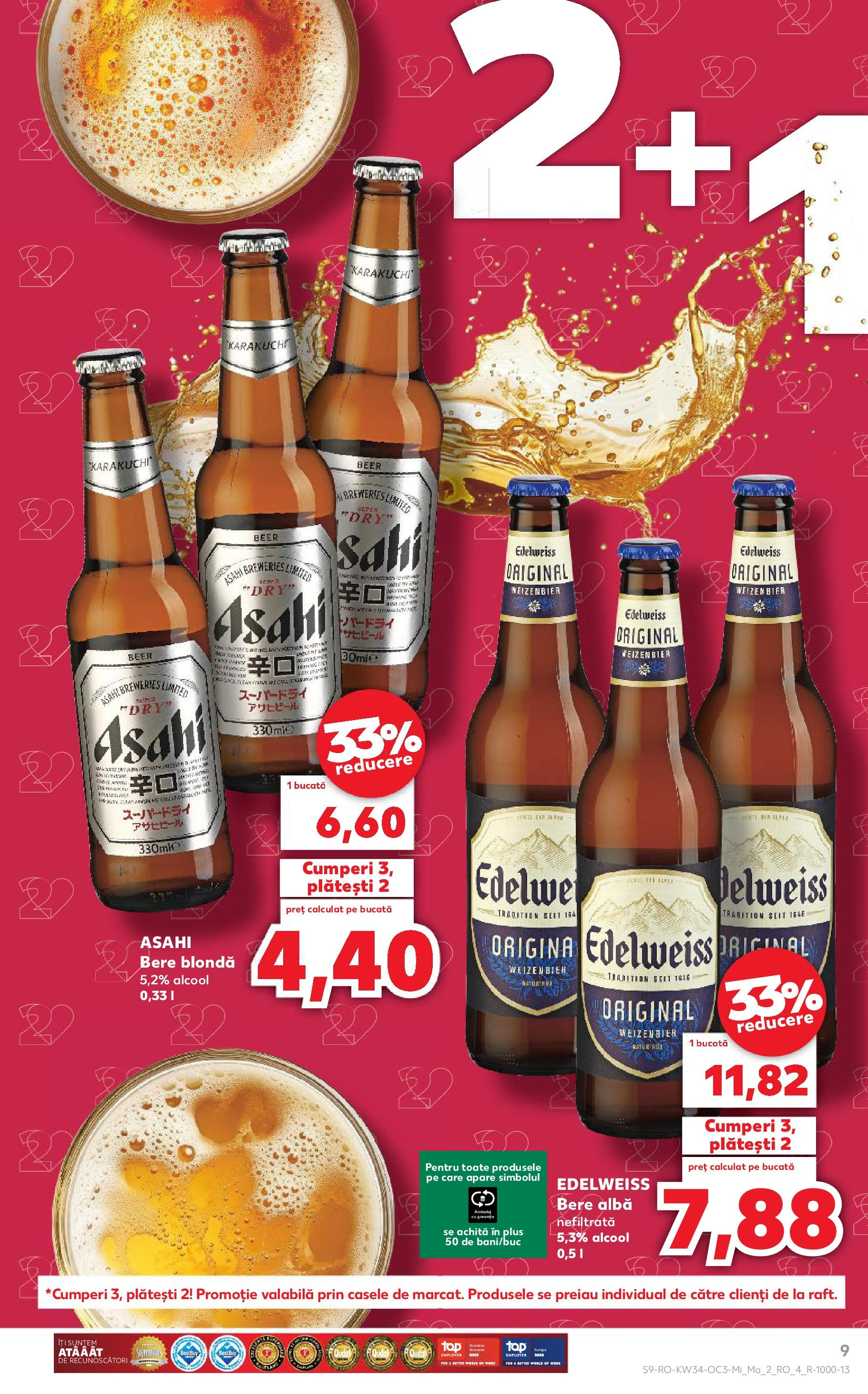 Catalog Kaufland 20 - 25 August 2025 | Pagina 9 | Produse: Bere