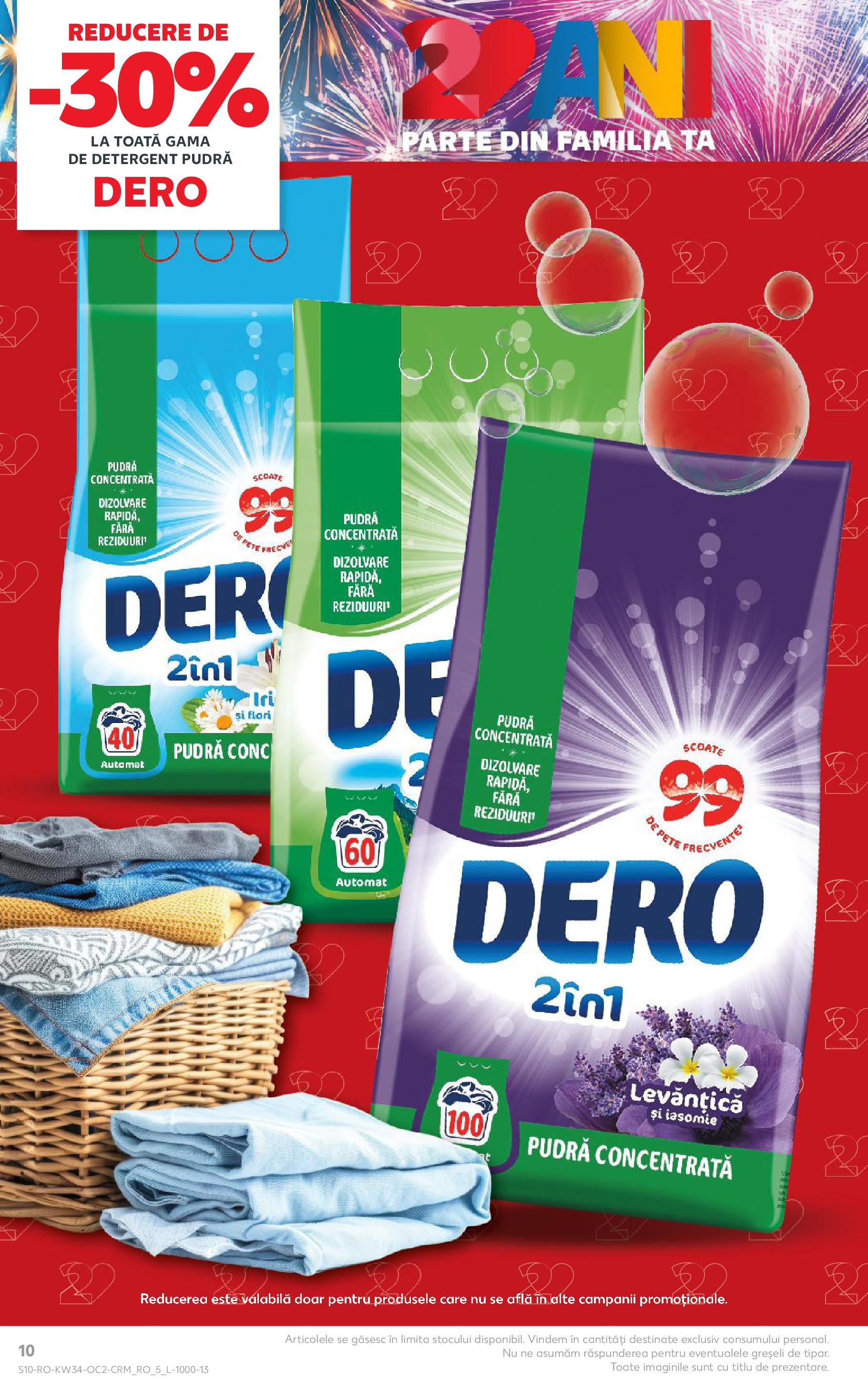 Catalog Kaufland 20 - 25 August 2025 | Pagina 10 | Produse: Pudră, Detergent