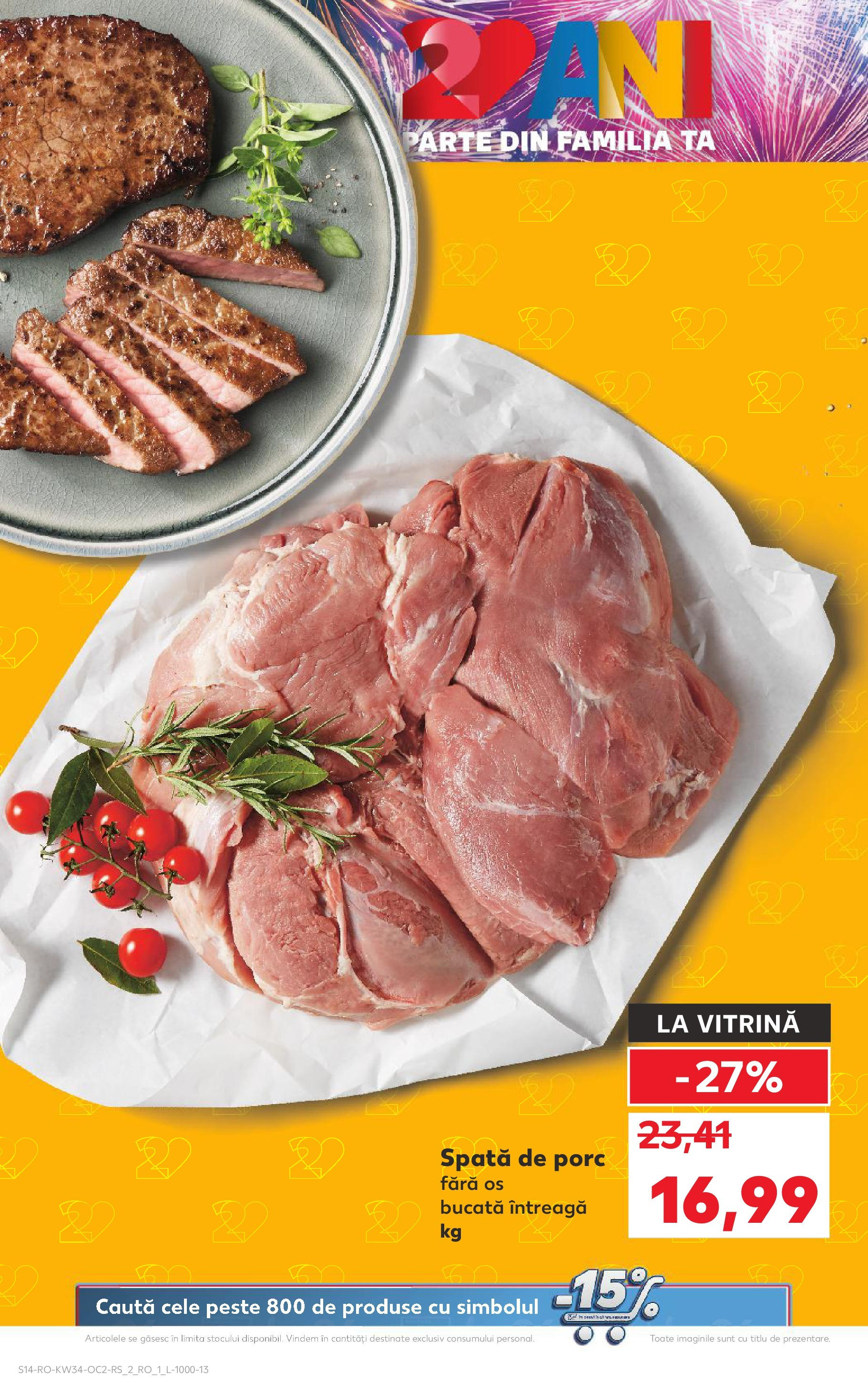 Catalog Kaufland 20 - 25 August 2025 | Pagina 14 | Produse: Vitrină, Pește