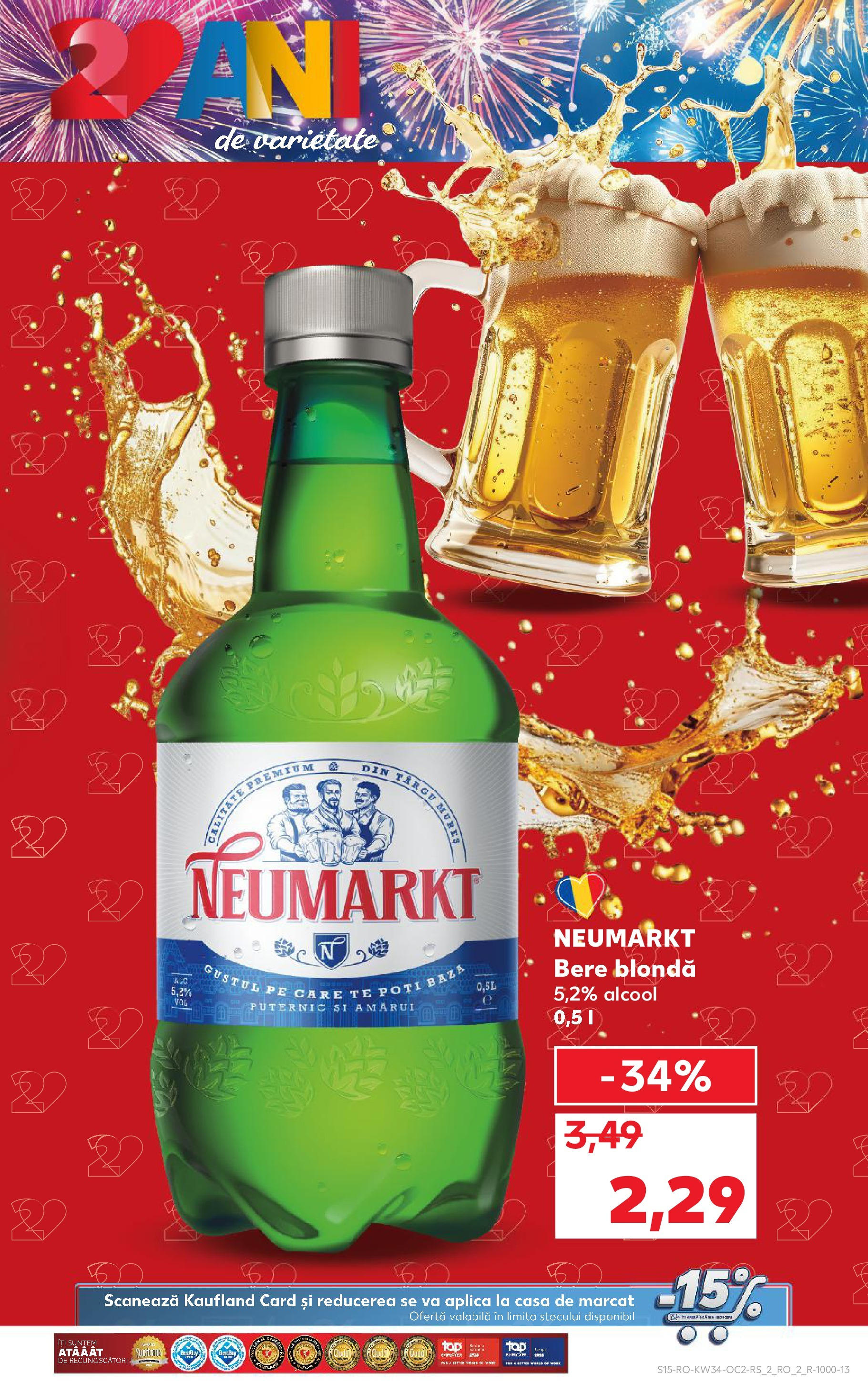 Catalog Kaufland 20 - 25 August 2025 | Pagina 15 | Produse: Bere