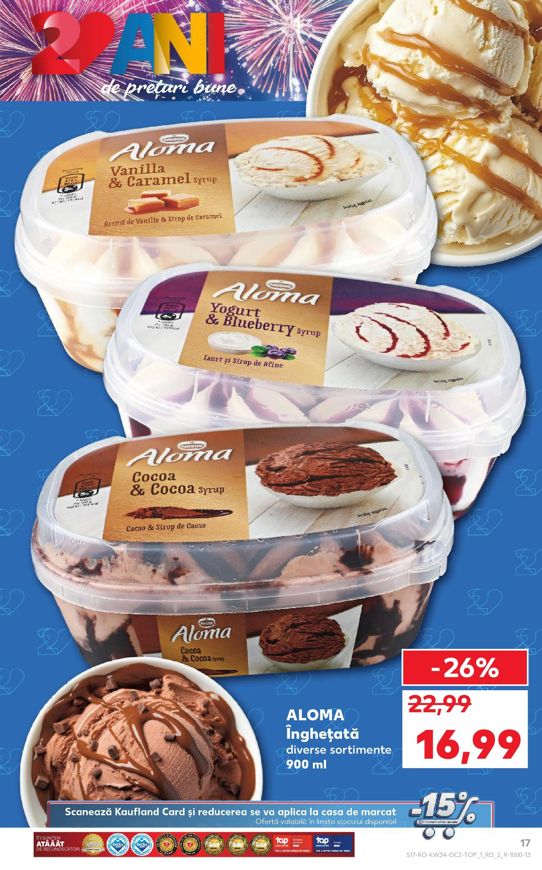 Catalog Kaufland 20 - 25 August 2025 | Pagina 17 | Produse: Afine, Iaurt, Sirop, Cacao