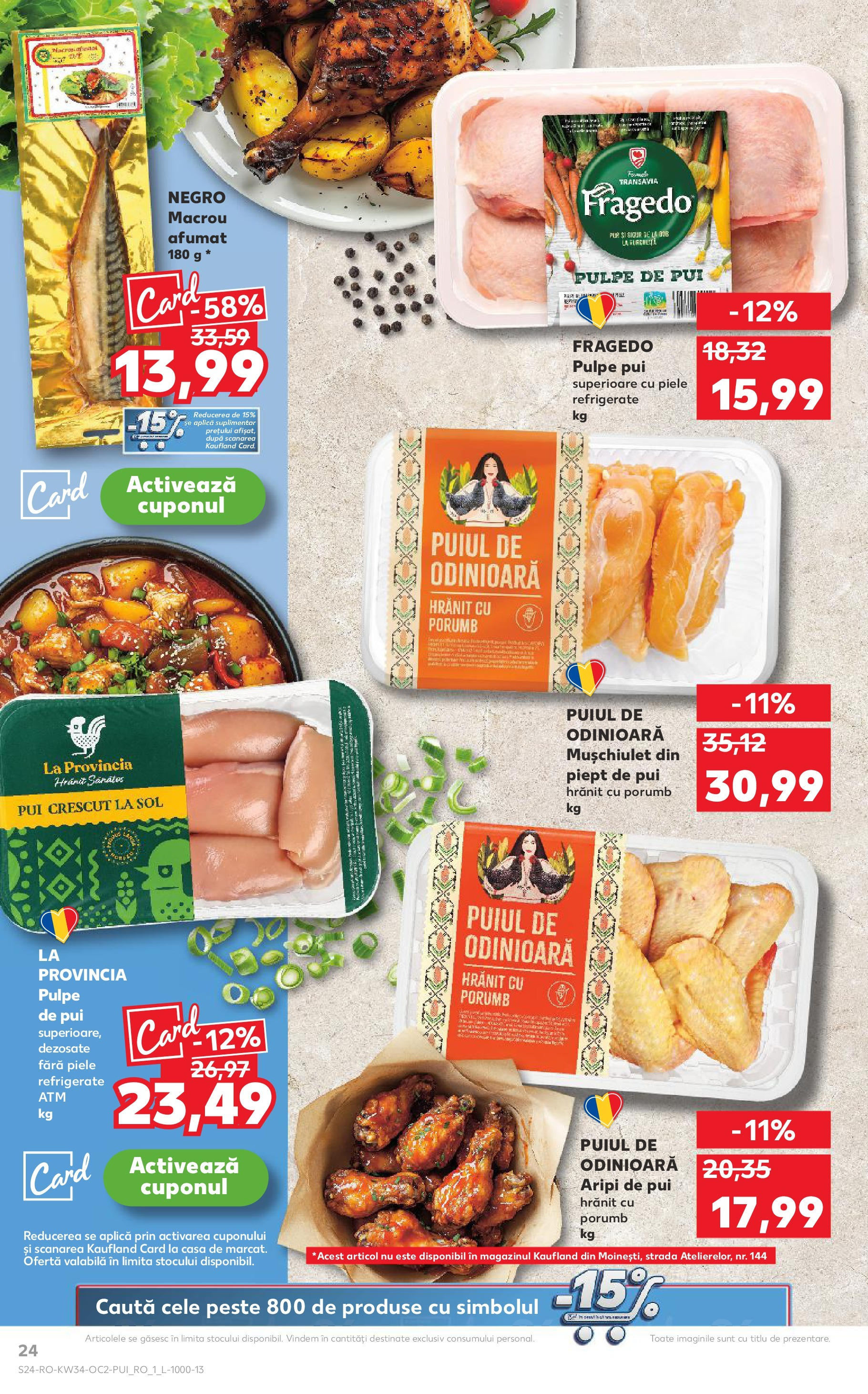 Catalog Kaufland 20 - 25 August 2025 | Pagina 24 | Produse: Hacıyatmaz Kedi Oyuncağı, Pește, Porumb