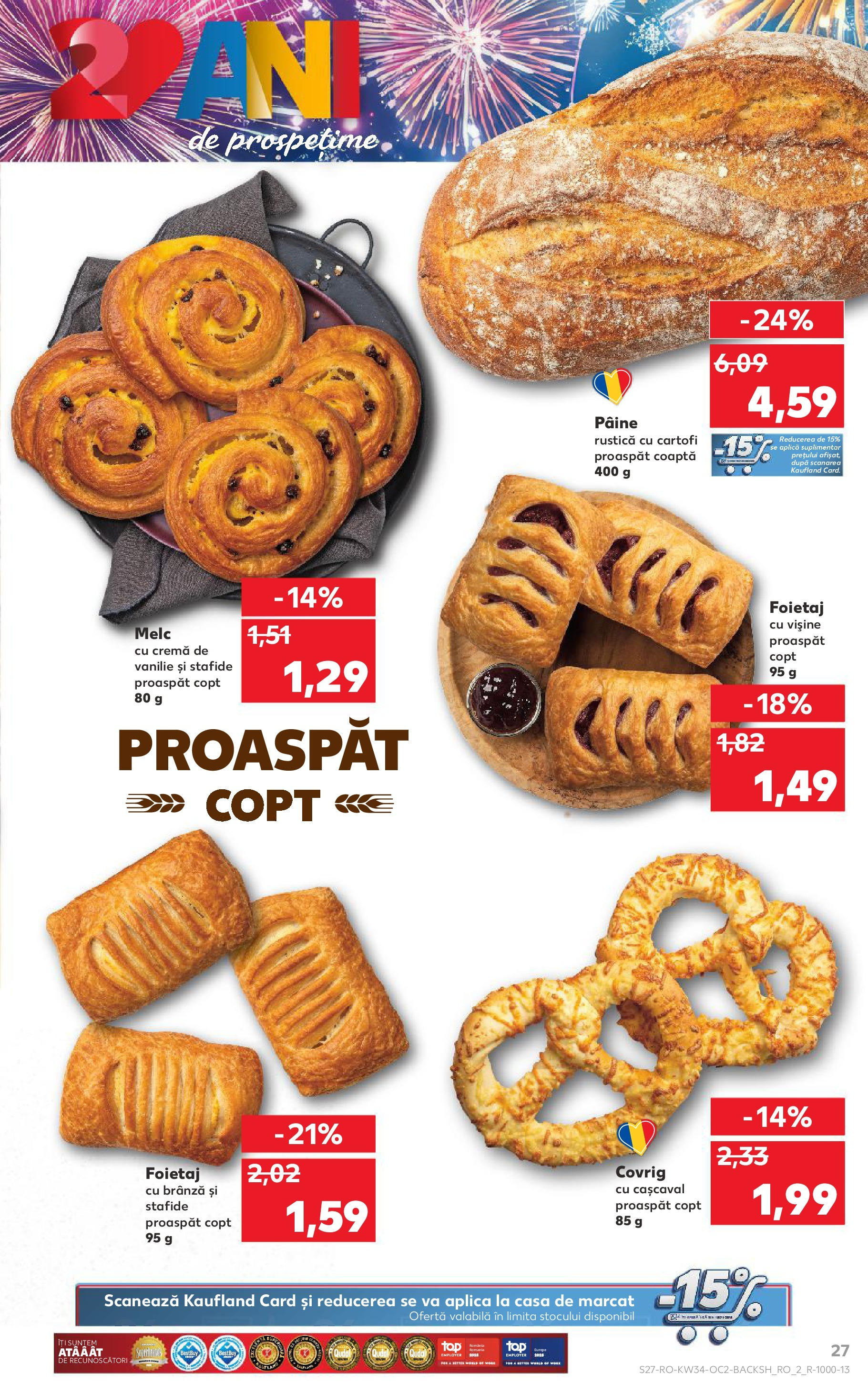 Catalog Kaufland 20 - 25 August 2025 | Pagina 27 | Produse: Brânză, Cremă, Stafide, Cartofi