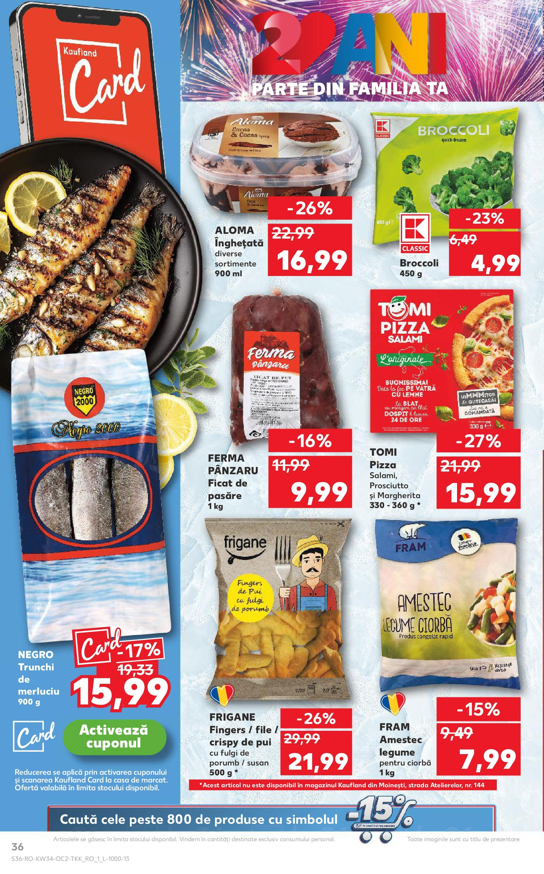 Catalog Kaufland 20 - 25 August 2025 | Pagina 36 | Produse: Hacıyatmaz Kedi Oyuncağı, Pizza, Fulgi, Legume