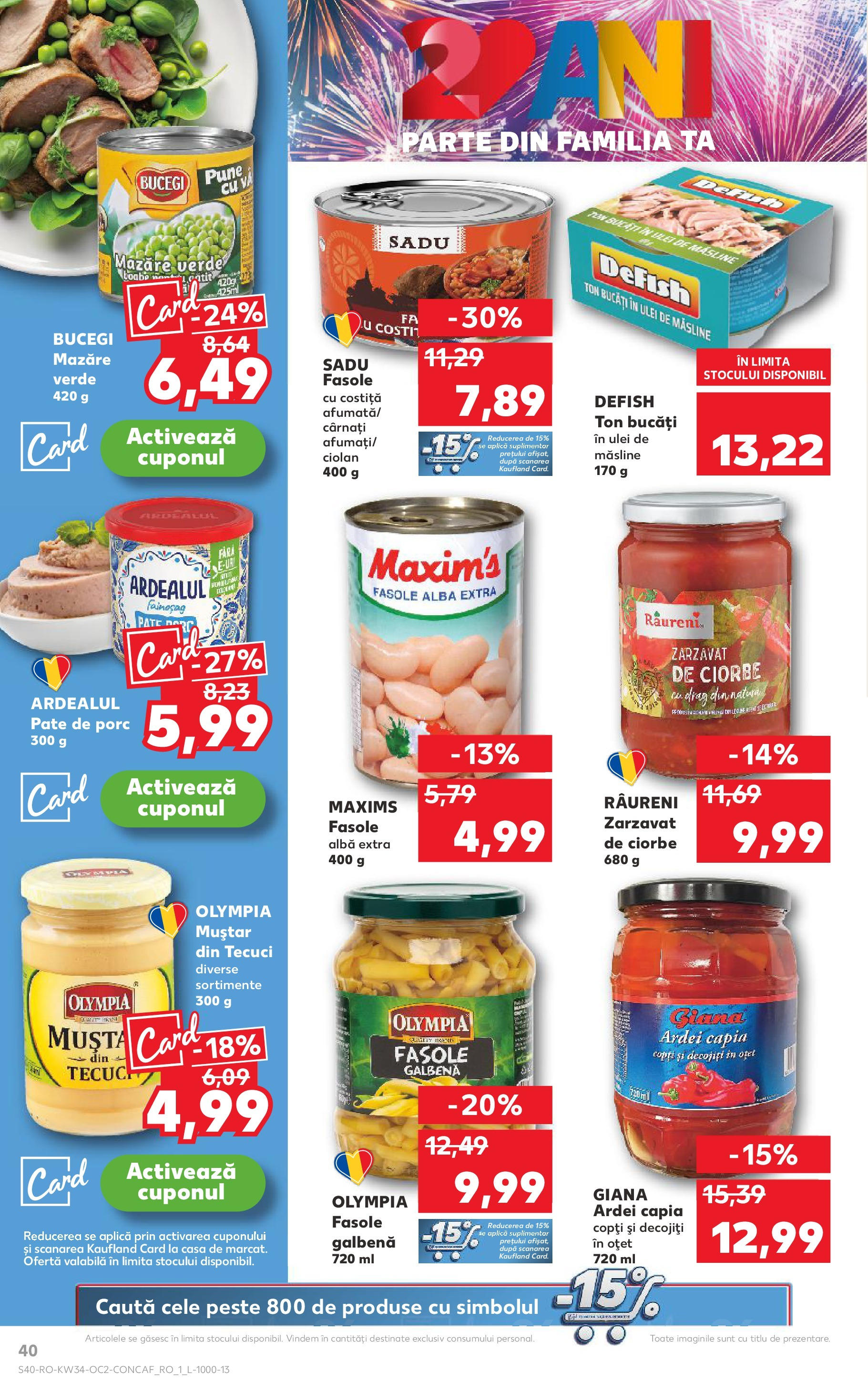 Catalog Kaufland 20 - 25 August 2025 | Pagina 40 | Produse: Pate, Ardei, Oțet, Cârnați