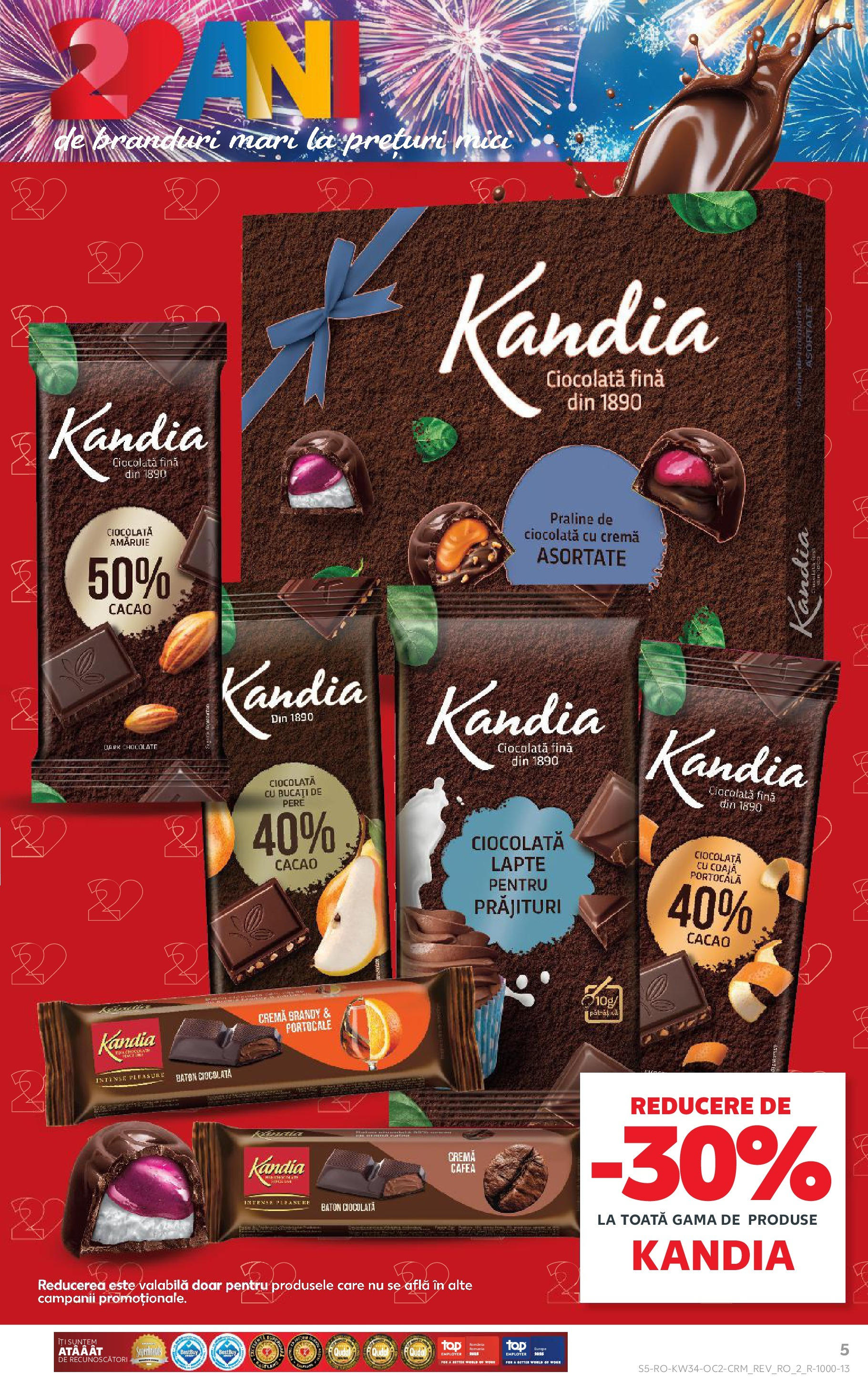 Catalog Kaufland 20 - 25 August 2025 | Pagina 5 | Produse: Praline, Cafea, Portocale, Cacao