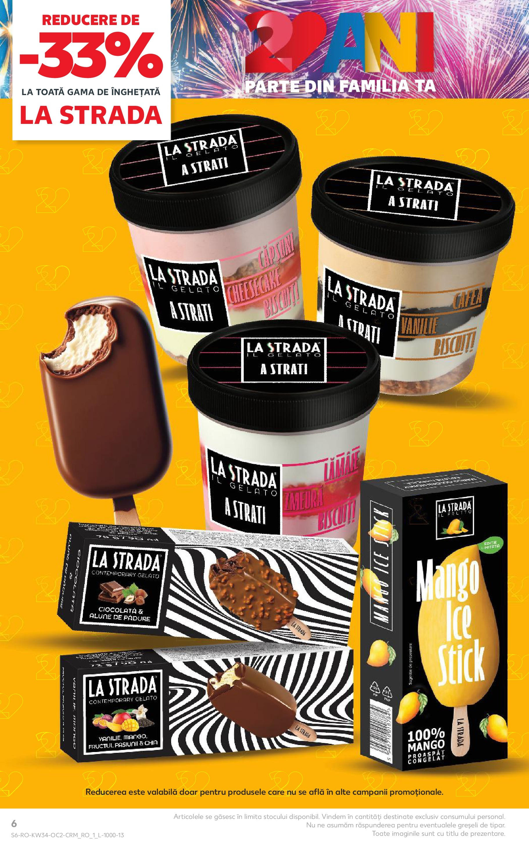 Catalog Kaufland 20 - 25 August 2025 | Pagina 6 | Produse: Alune, Ciocolată, Înghețată, Mango