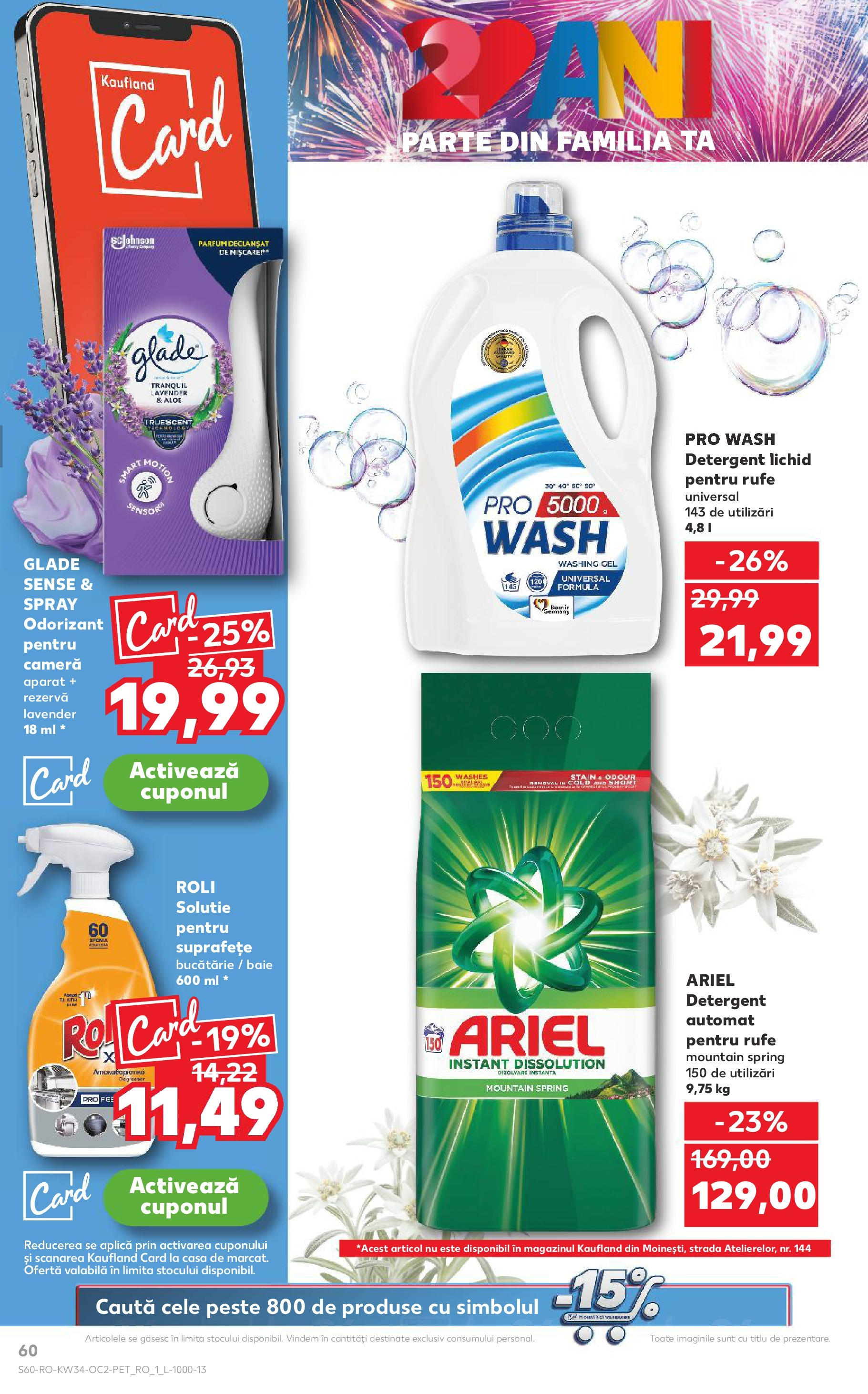 Catalog Kaufland 20 - 25 August 2025 | Pagina 60 | Produse: Cameră, Bucătărie, Parfum, Pește