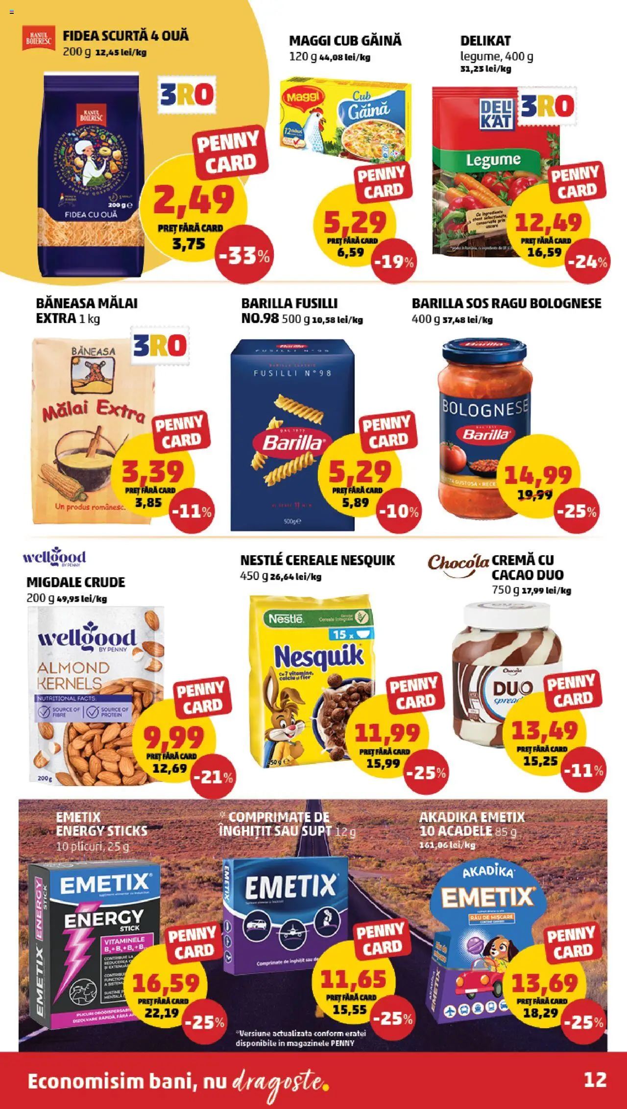 Catalog PENNY Market 20 - 25 August 2025 | Pagina 12 | Produse: Migdale, Cereale, Legume, Sos