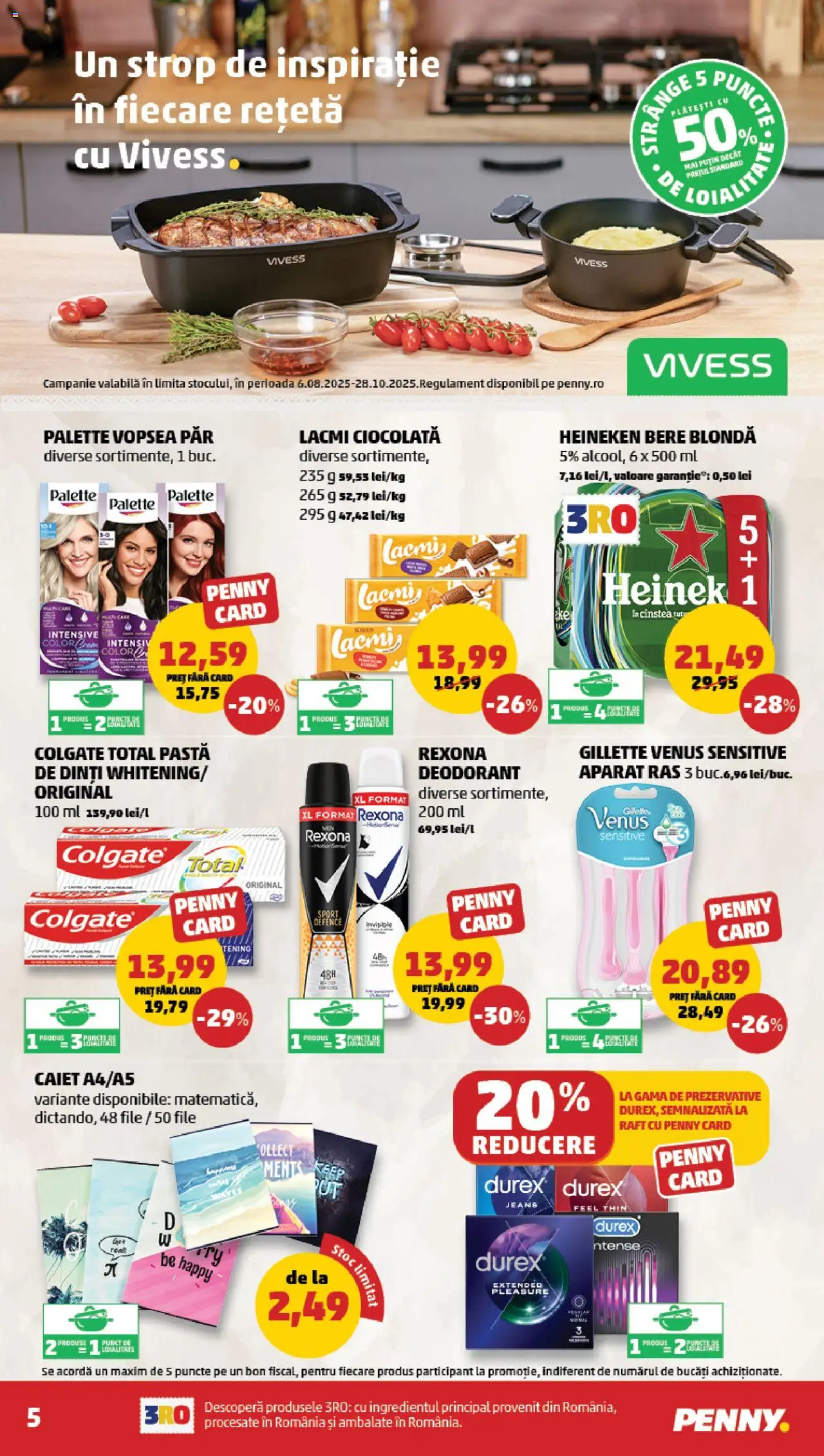 Catalog PENNY Market 20 - 25 August 2025 | Pagina 5 | Produse: Notebook, Raft, Ciocolată, Bere