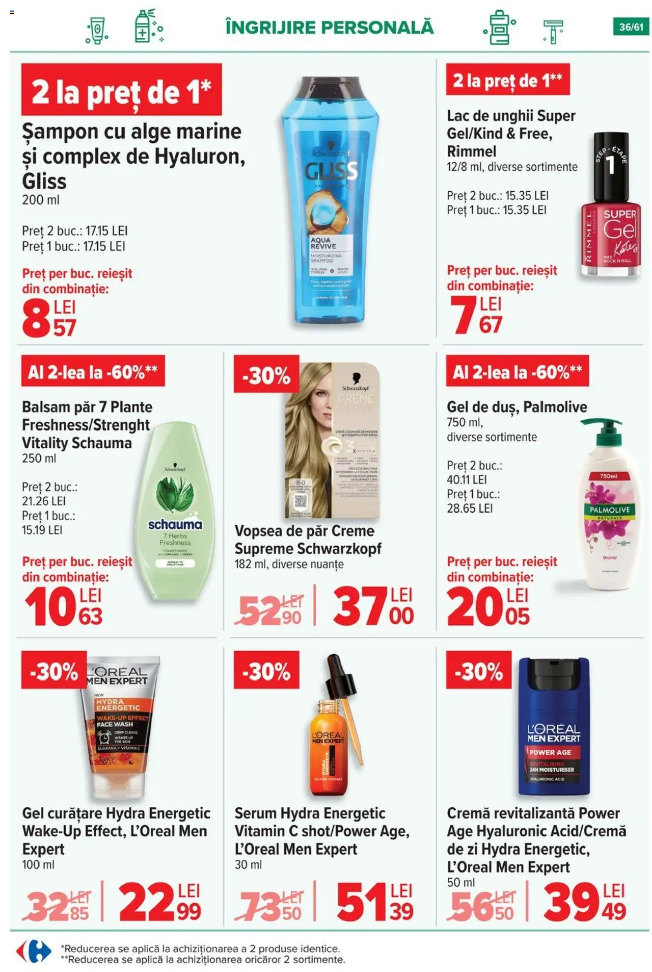 Catalog Carrefour 20 August - 1 Septembrie 2025 | Pagina 37 | Produse: Serum, Șampon, Balsam, Cremă