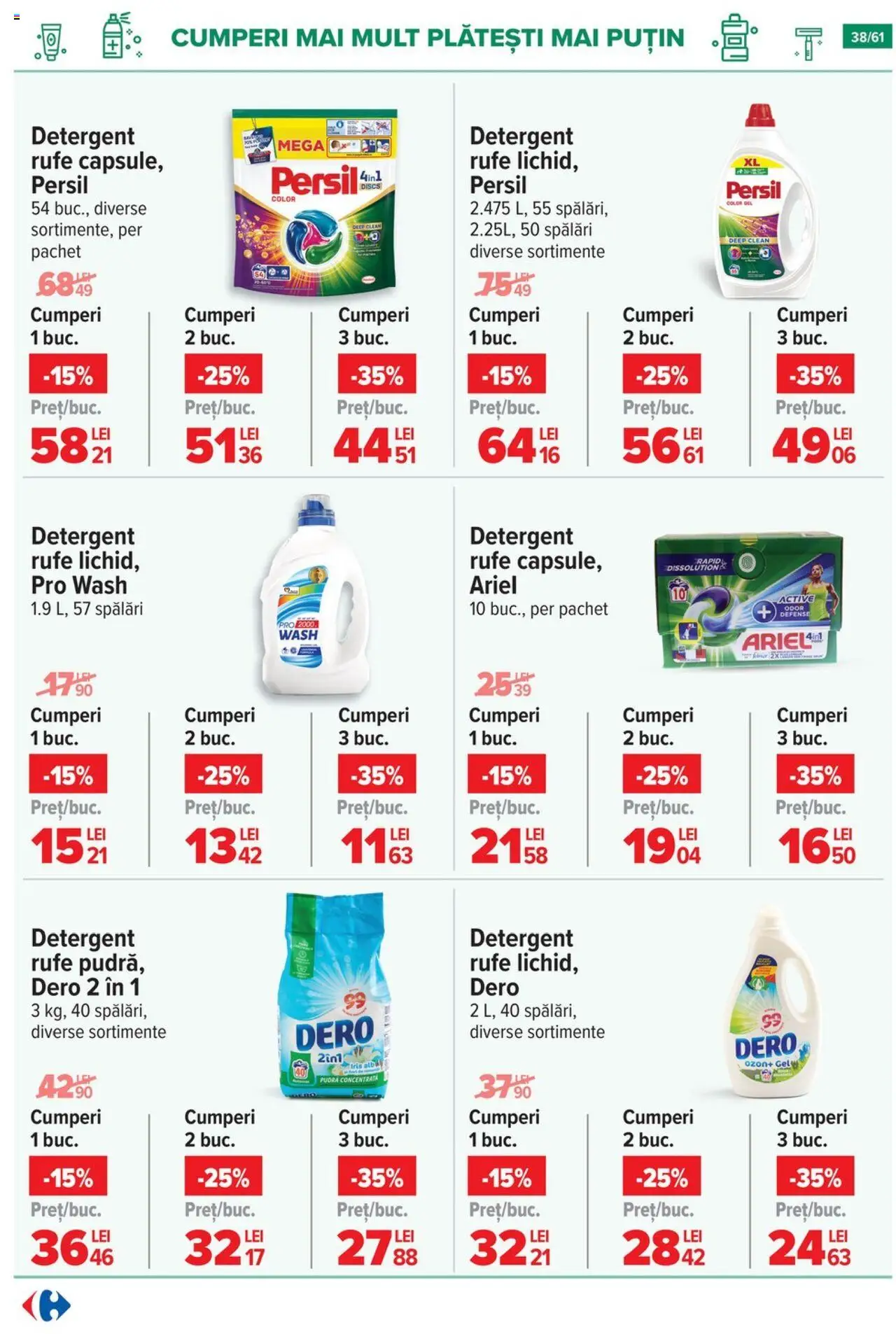 Catalog Carrefour 20 August - 1 Septembrie 2025 | Pagina 39 | Produse: Pomelo, Pudră, Detergent