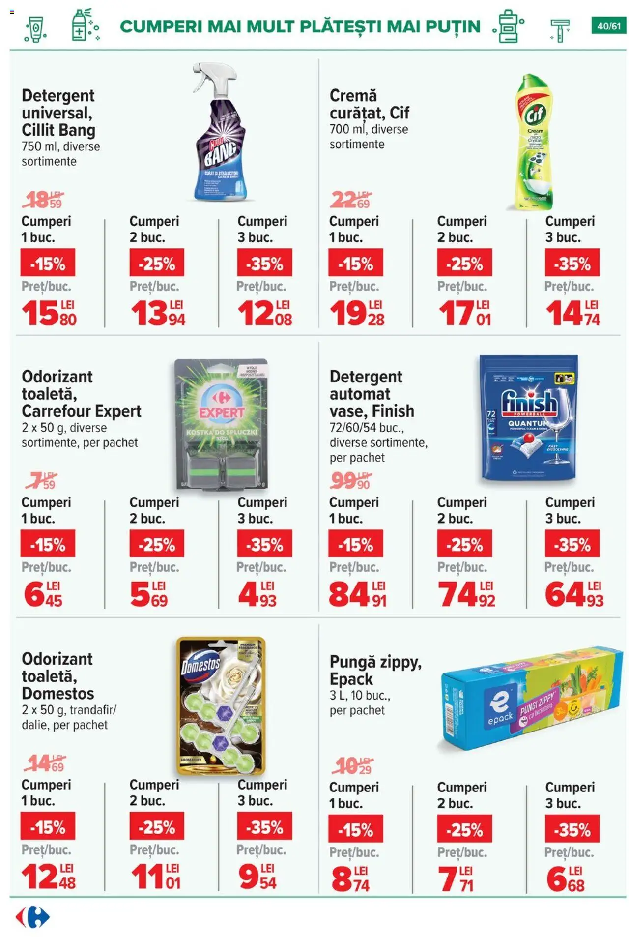 Catalog Carrefour 20 August - 1 Septembrie 2025 | Pagina 41 | Produse: Pungă, Cremă, Detergent