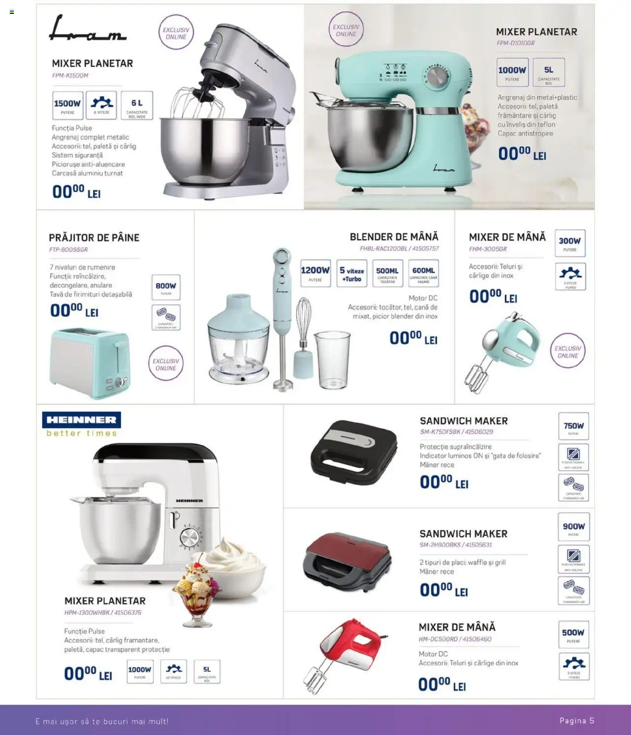Catalog Carrefour 20 August - 22 Septembrie 2025 | Pagina 7 | Produse: Mixer, Bol, Tocător, Pâine