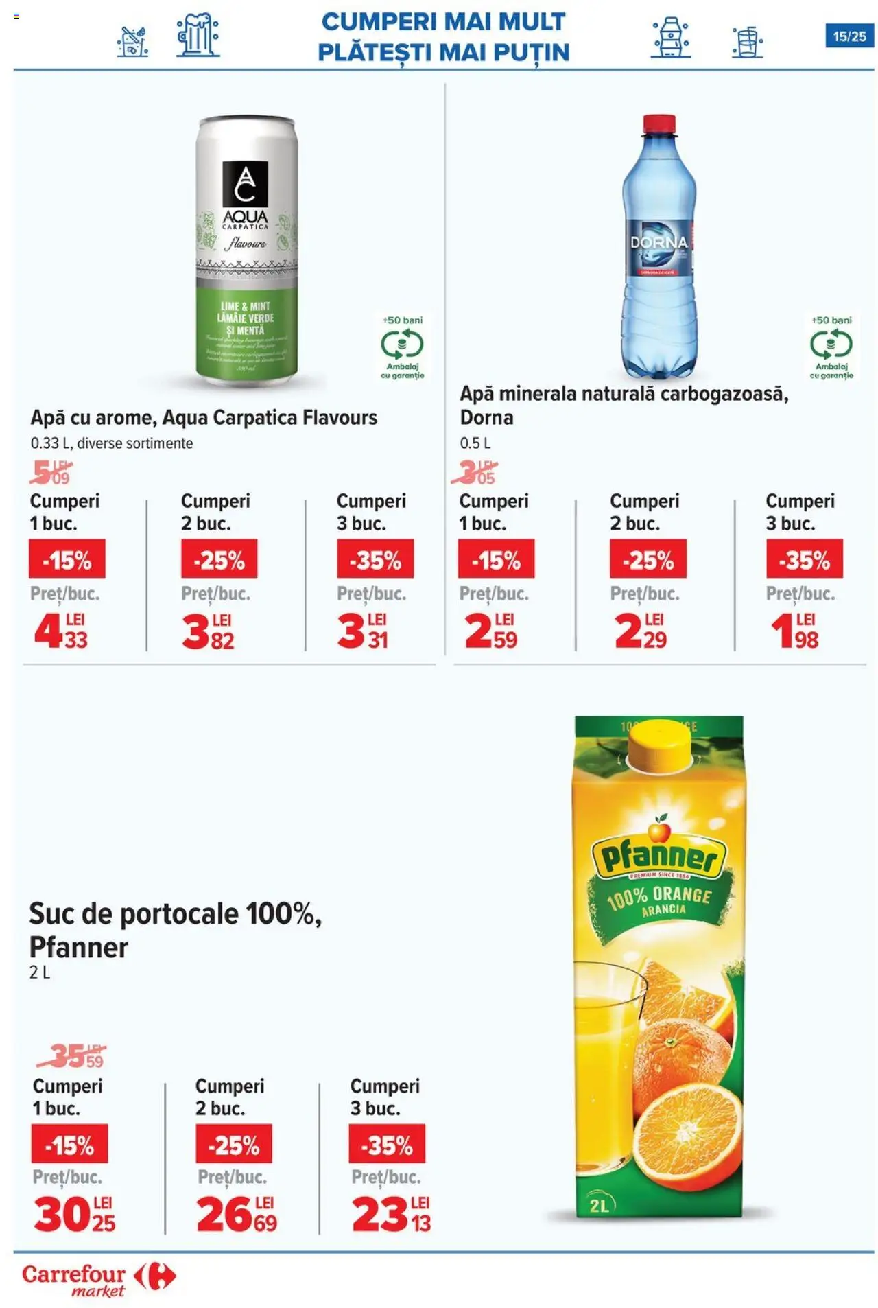Catalog Carrefour 20 August - 1 Septembrie 2025 | Pagina 15 | Produse: Lime, Yazı tahtası kalemi, Portocale, Lămâie