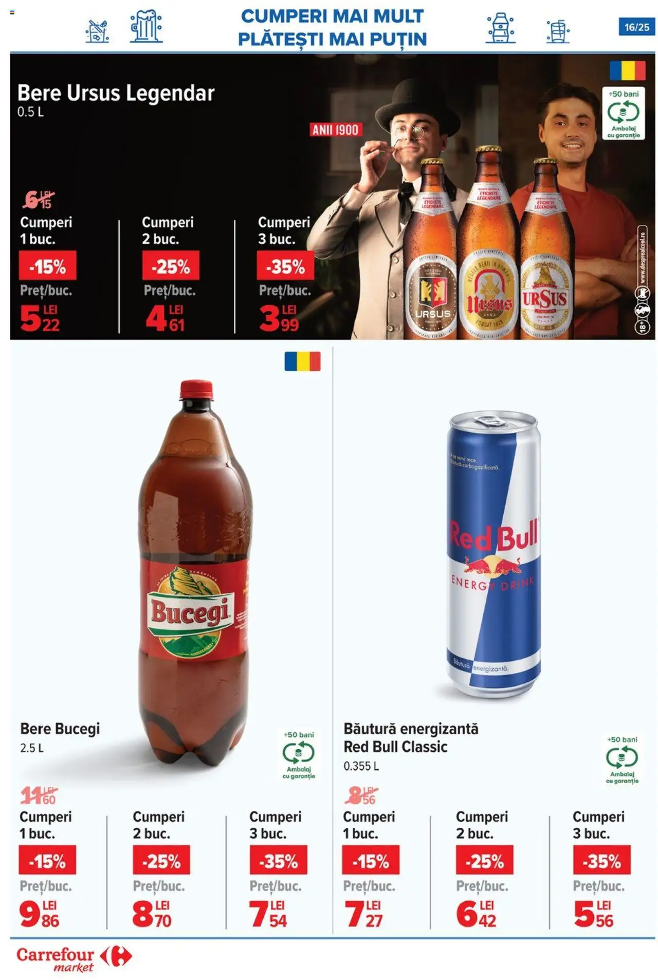 Catalog Carrefour 20 August - 1 Septembrie 2025 | Pagina 16 | Produse: Köpek Sabunu, Bere, Băutură energizantă