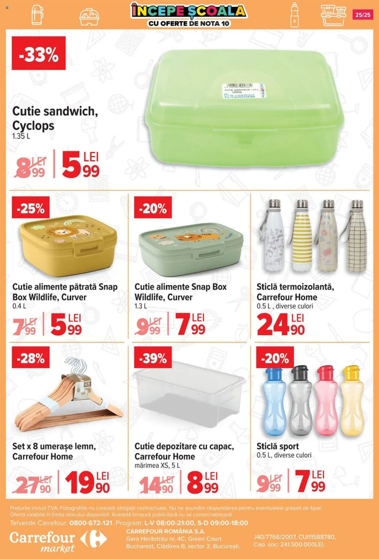 Catalog Carrefour 20 August - 1 Septembrie 2025 | Pagina 25 | Produse: Cutie alimente, Cutie