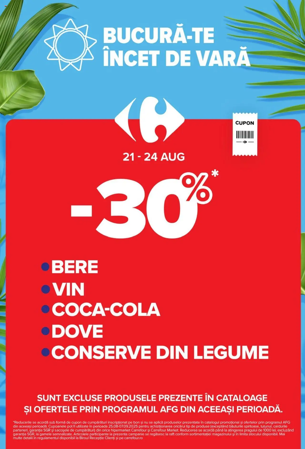 Catalog Carrefour 20 August - 1 Septembrie 2025 | Pagina 3 | Produse: Raft, Bere, Legume