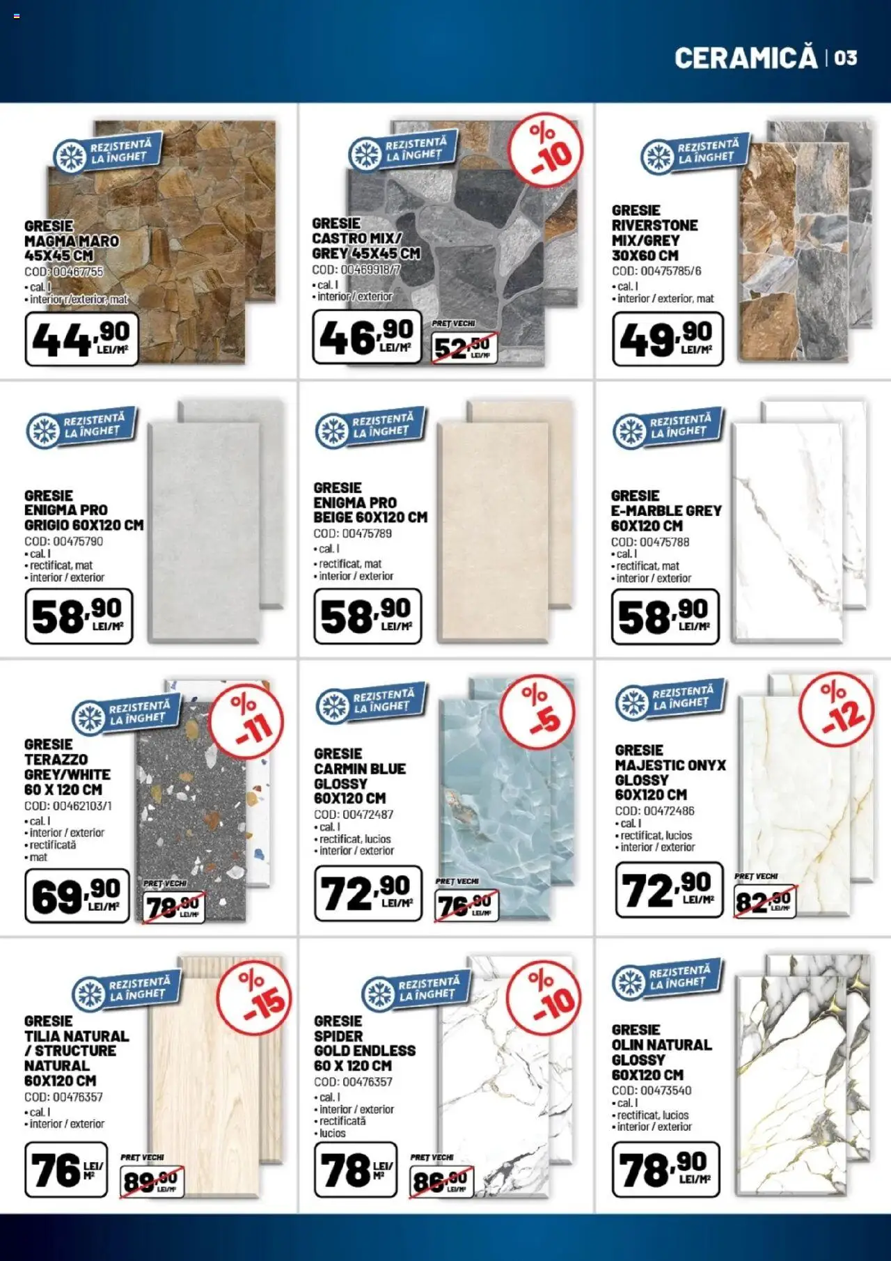 Catalog Ambient 20 August - 24 Septembrie 2025 | Pagina 3 | Produse: Gresie