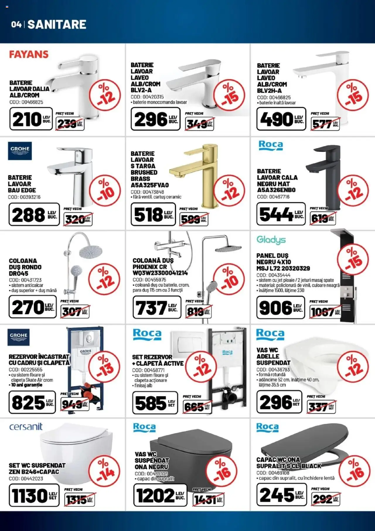 Catalog Ambient 20 August - 24 Septembrie 2025 | Pagina 4 | Produse: Pară, Lavoar, Baterie, Duș
