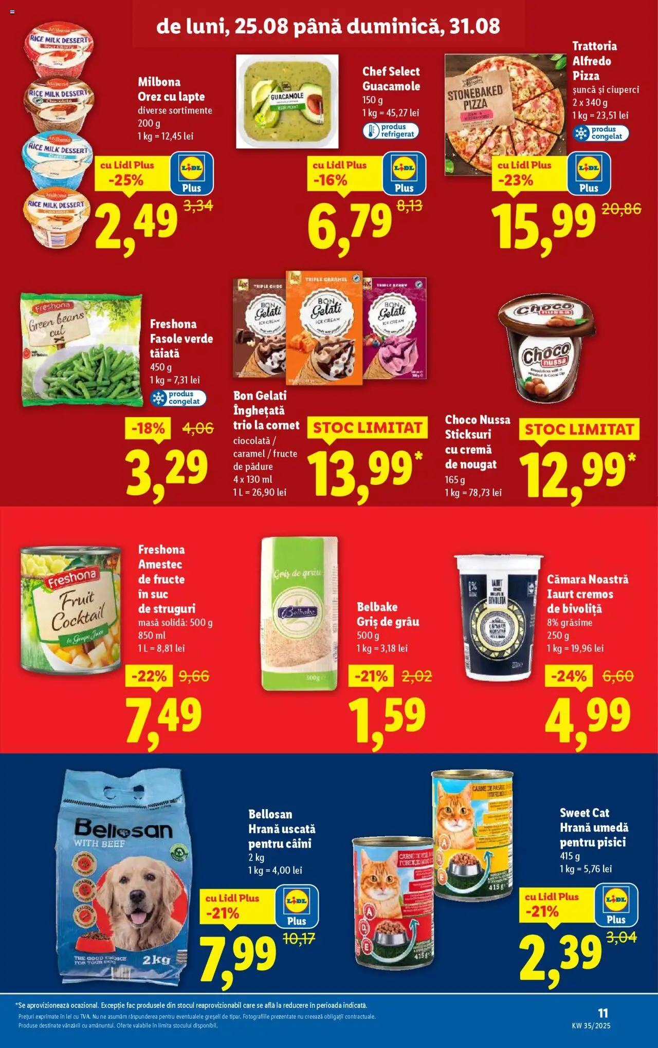 Catalog LIDL 25 - 30 August 2025 | Pagina 11 | Produse: Lapte, Cremă, Ciocolată, Suc