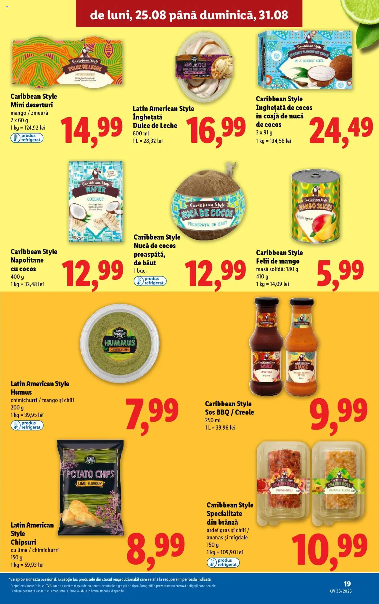 Catalog LIDL 25 - 30 August 2025 | Pagina 19 | Produse: Migdale, Brânză, Chipsuri, Humus