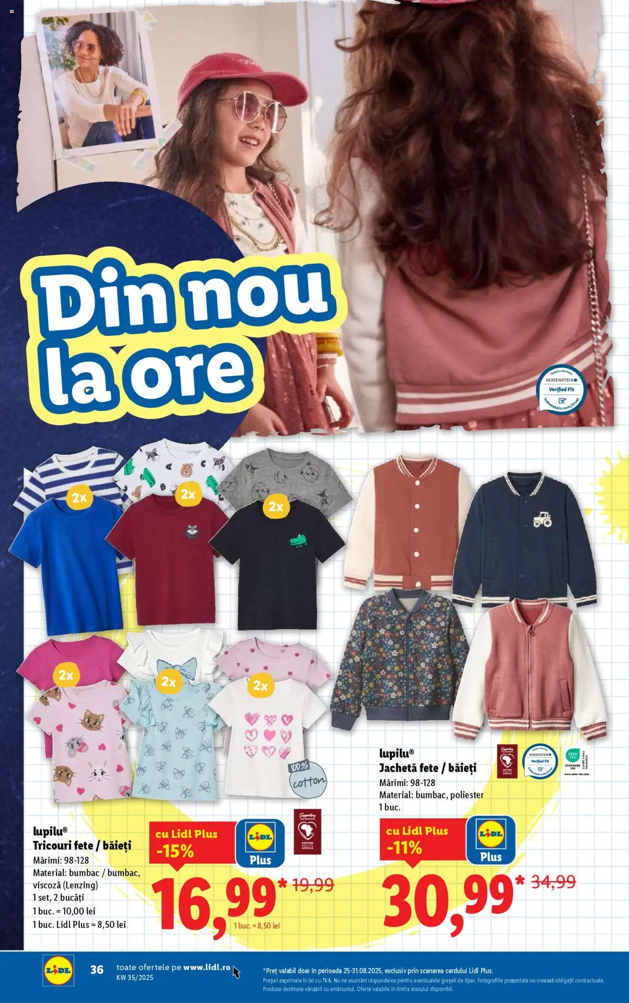 Catalog LIDL 25 - 30 August 2025 | Pagina 36 | Produse: Jachetă