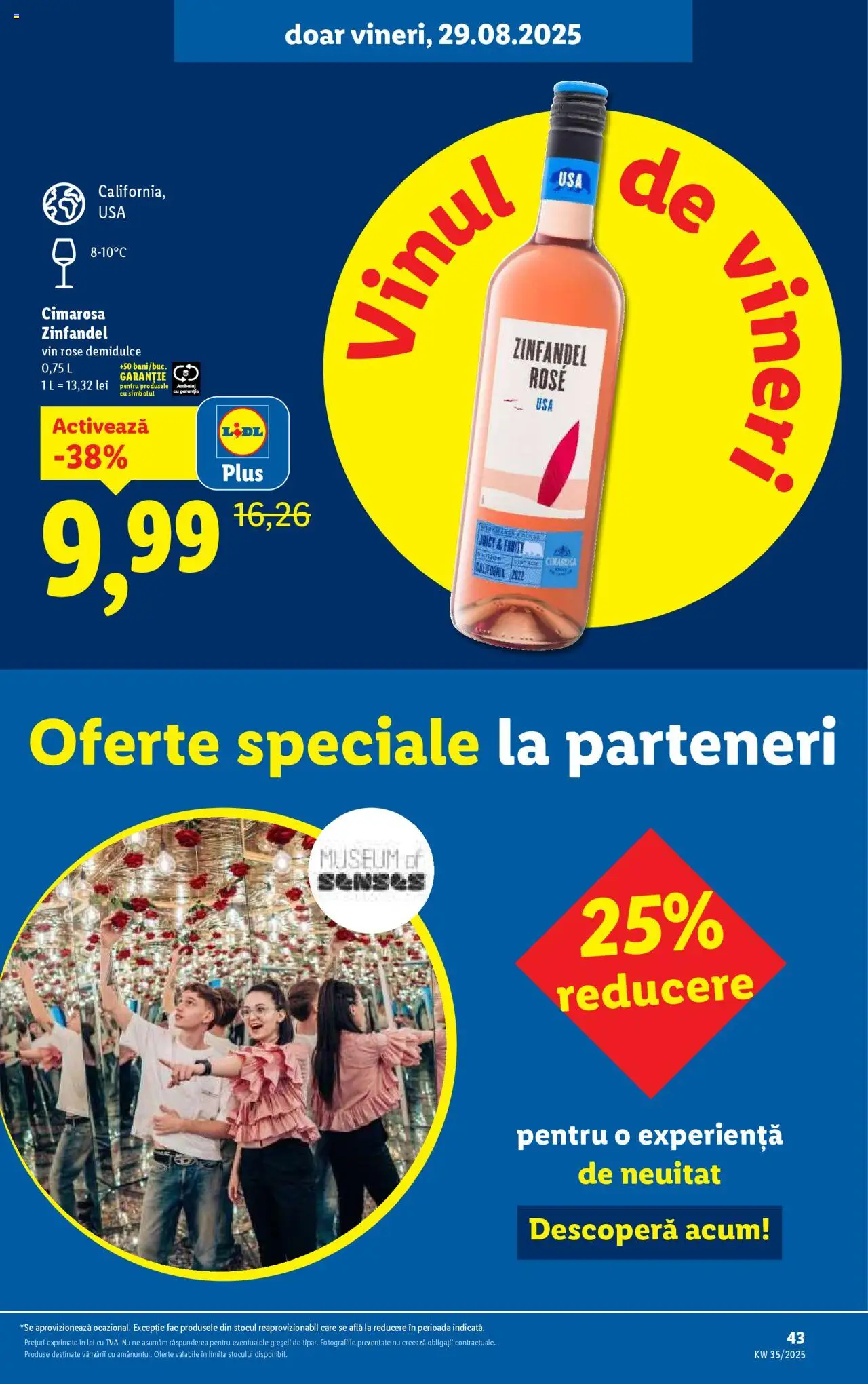 Catalog LIDL 25 - 30 August 2025 | Pagina 43 | Produse: Vin, Ușă