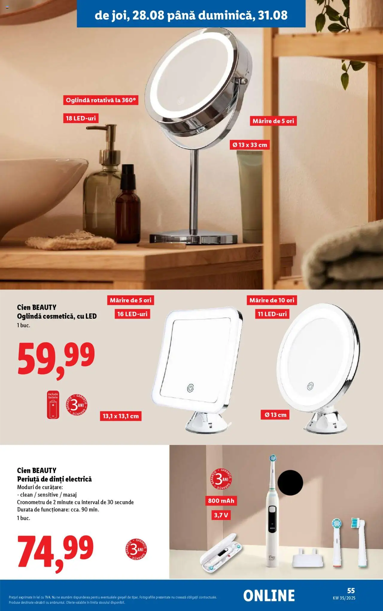Catalog LIDL 25 - 30 August 2025 | Pagina 69 | Produse: Pomelo, Babak, Oglindă, Periuță de dinți