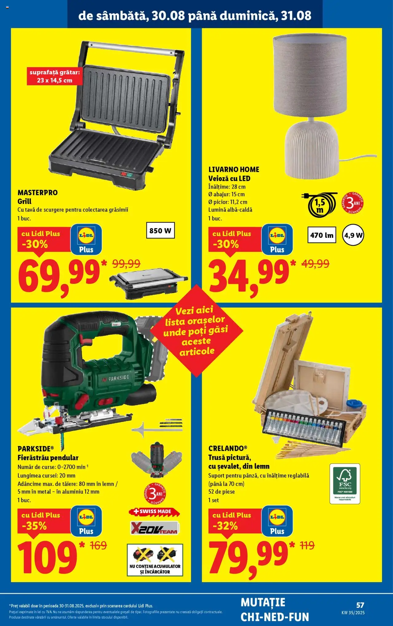Catalog LIDL 25 - 30 August 2025 | Pagina 71 | Produse: Tavuk suyu, Încărcător, Babak, Veioză