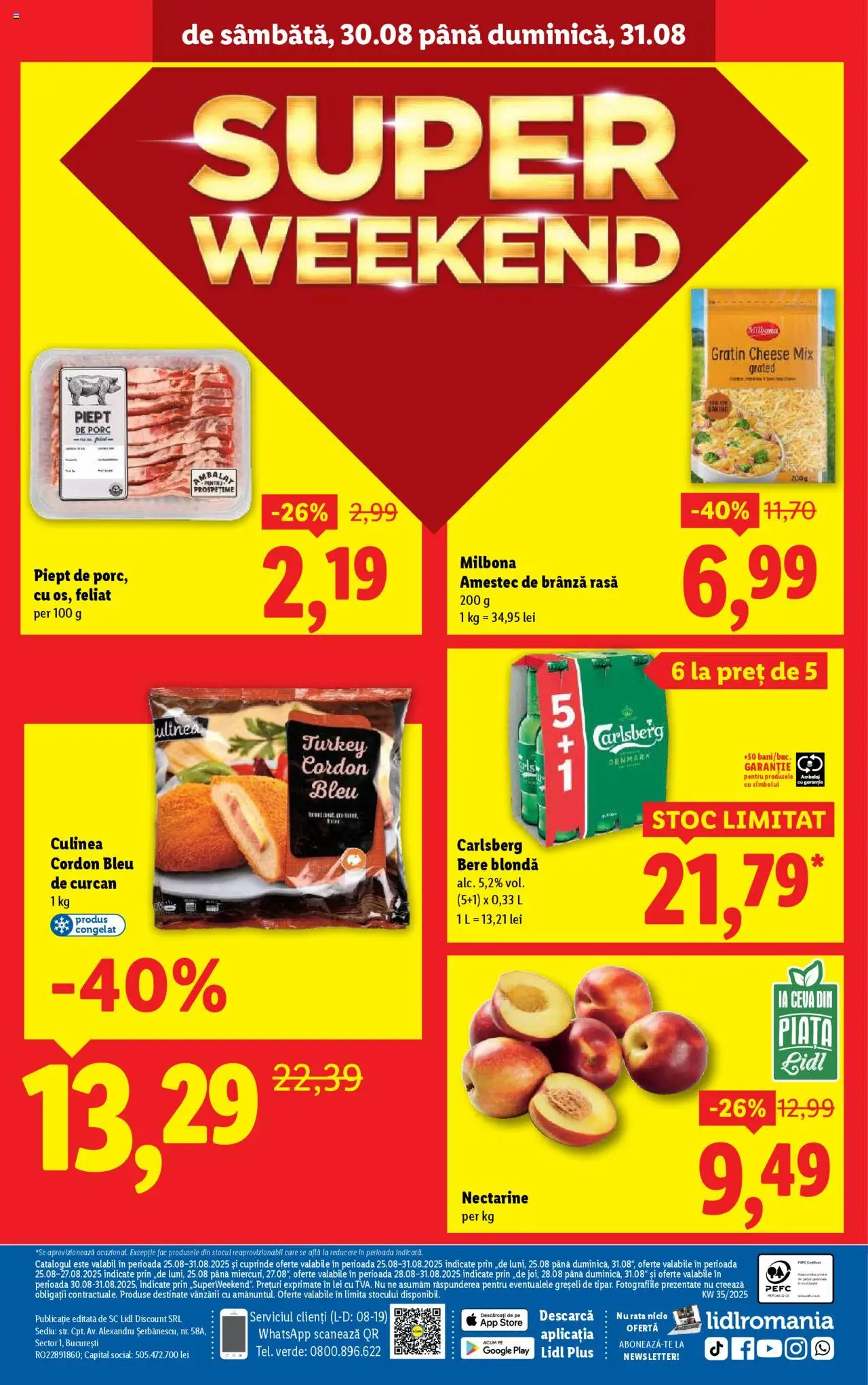 Catalog LIDL 25 - 30 August 2025 | Pagina 74 | Produse: Temizlik kovası, Cordon bleu, Brânză, Bere