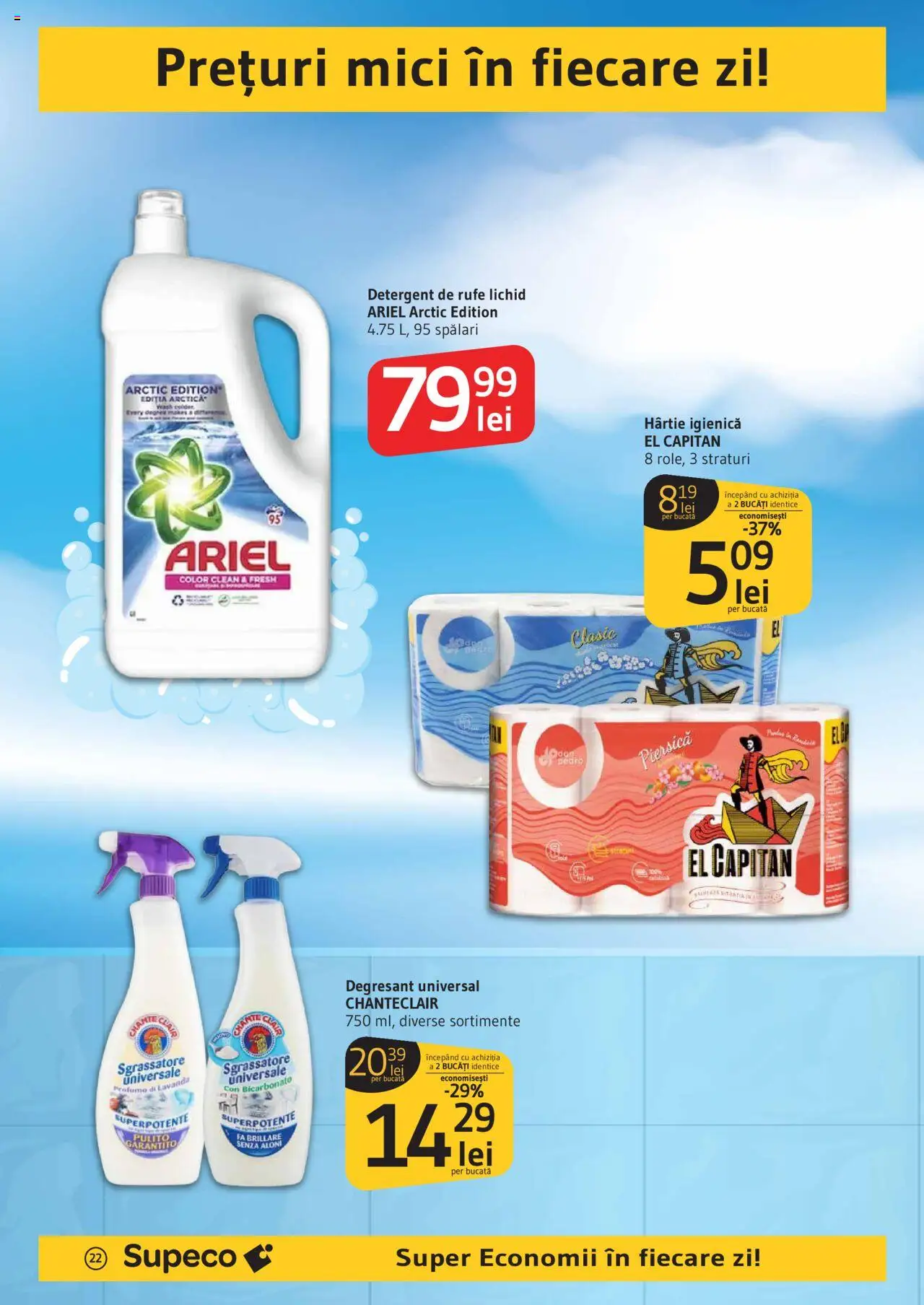 Catalog Supeco 21 August - 2 Septembrie 2025 | Pagina 22 | Produse: Piersică, Pomelo, Mici, Detergent