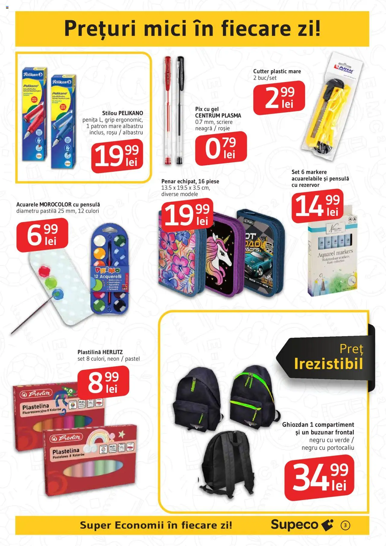 Catalog Supeco 21 August - 2 Septembrie 2025 | Pagina 3 | Produse: Cutter, Mici, Ghiozdan