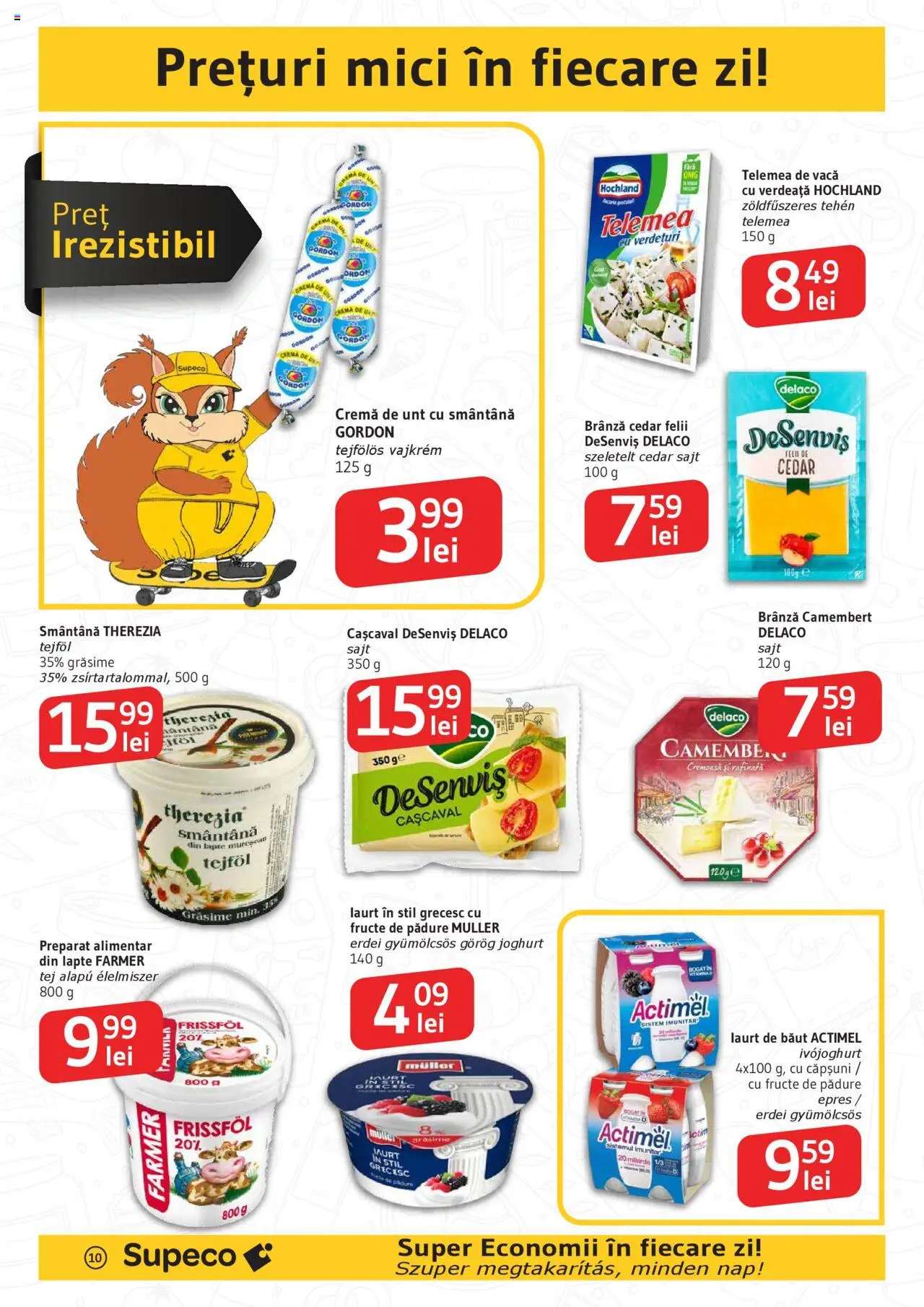 Catalog Supeco 21 August - 2 Septembrie 2025 | Pagina 10 | Produse: Brânză, Cremă, Căpșuni, Smântână